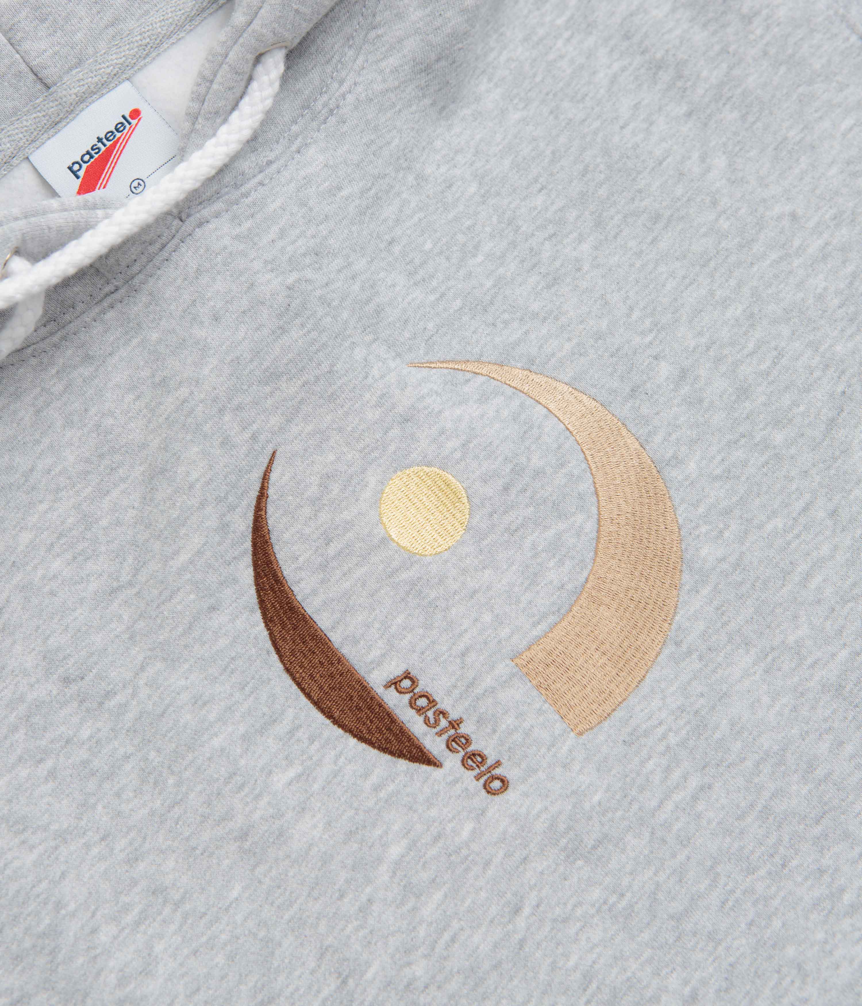 Pasteelo Embroidered Play Hoodie - Heather Grey - Image 3