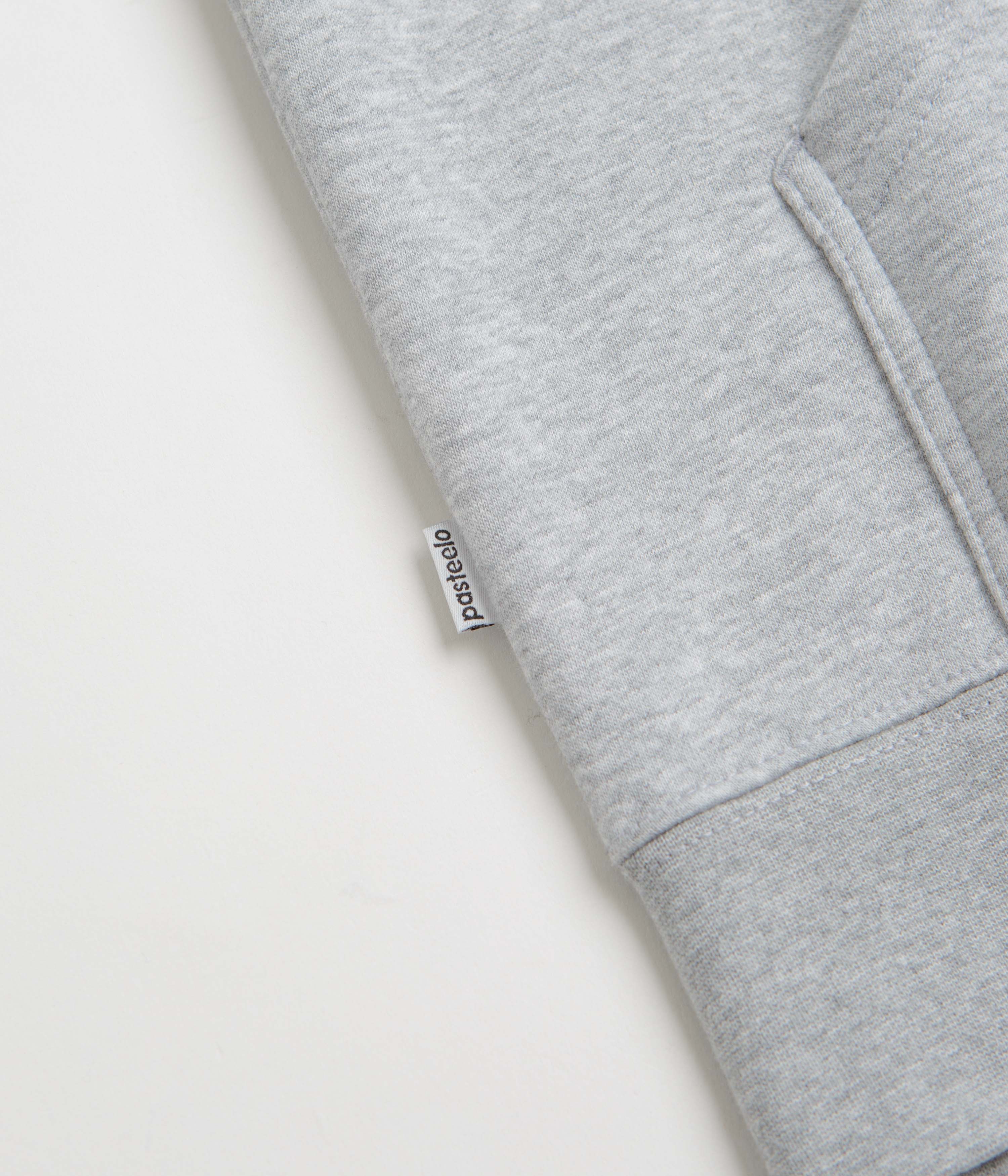 Pasteelo Embroidered Play Hoodie - Heather Grey - Image 4