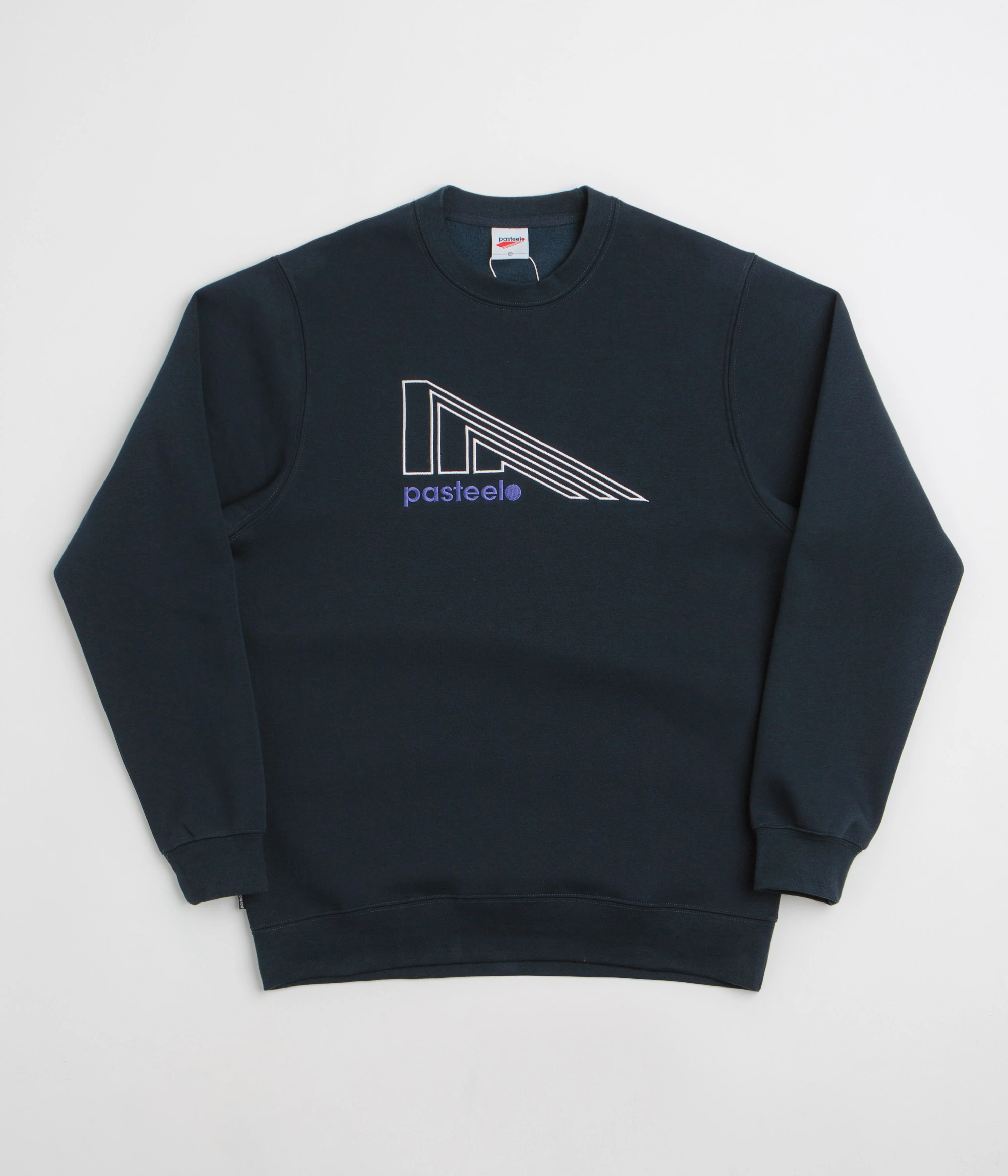 Pasteelo Flag Crewneck Sweatshirt - Navy