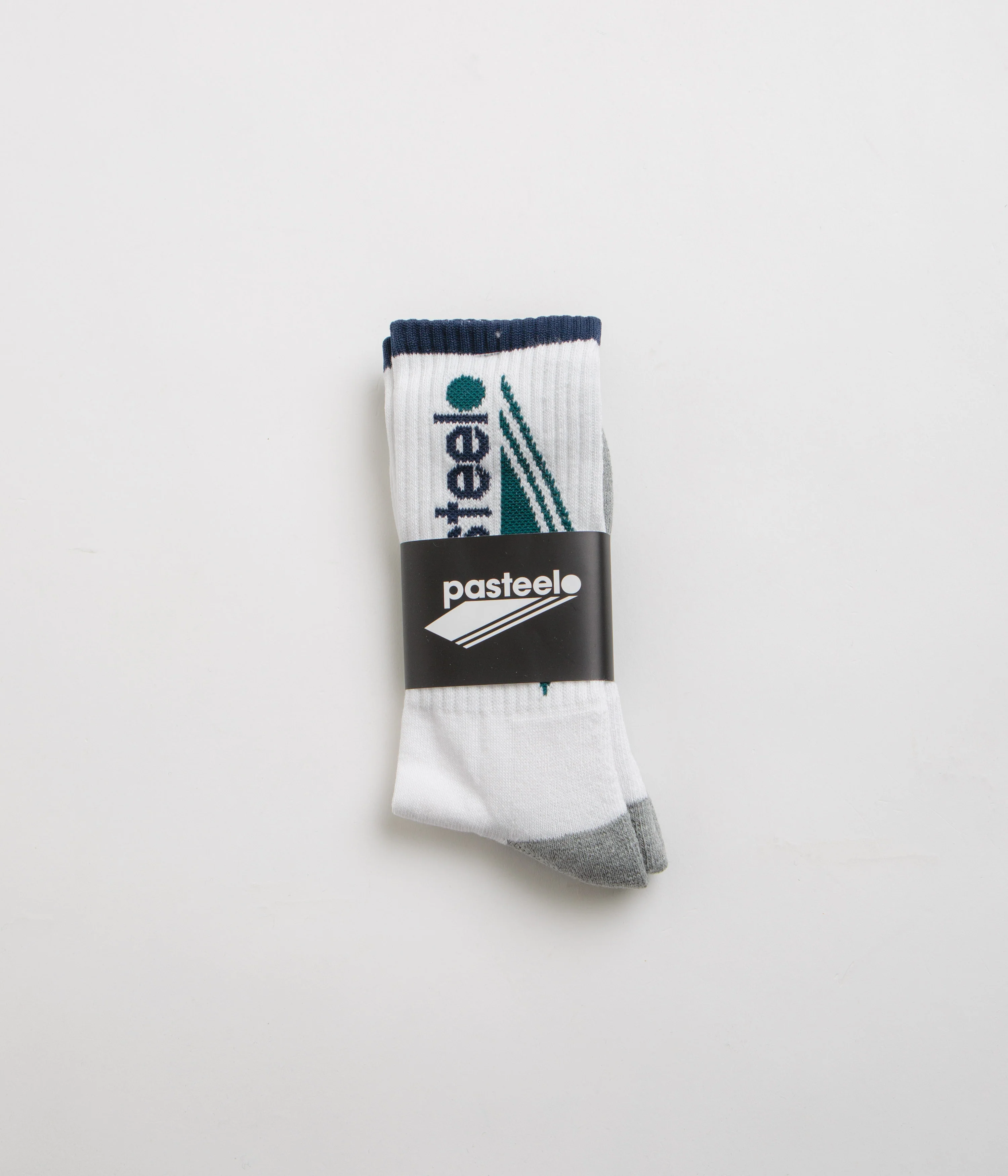 Pasteelo O.G. ATL Socks - White / Green / Grey - Image 3