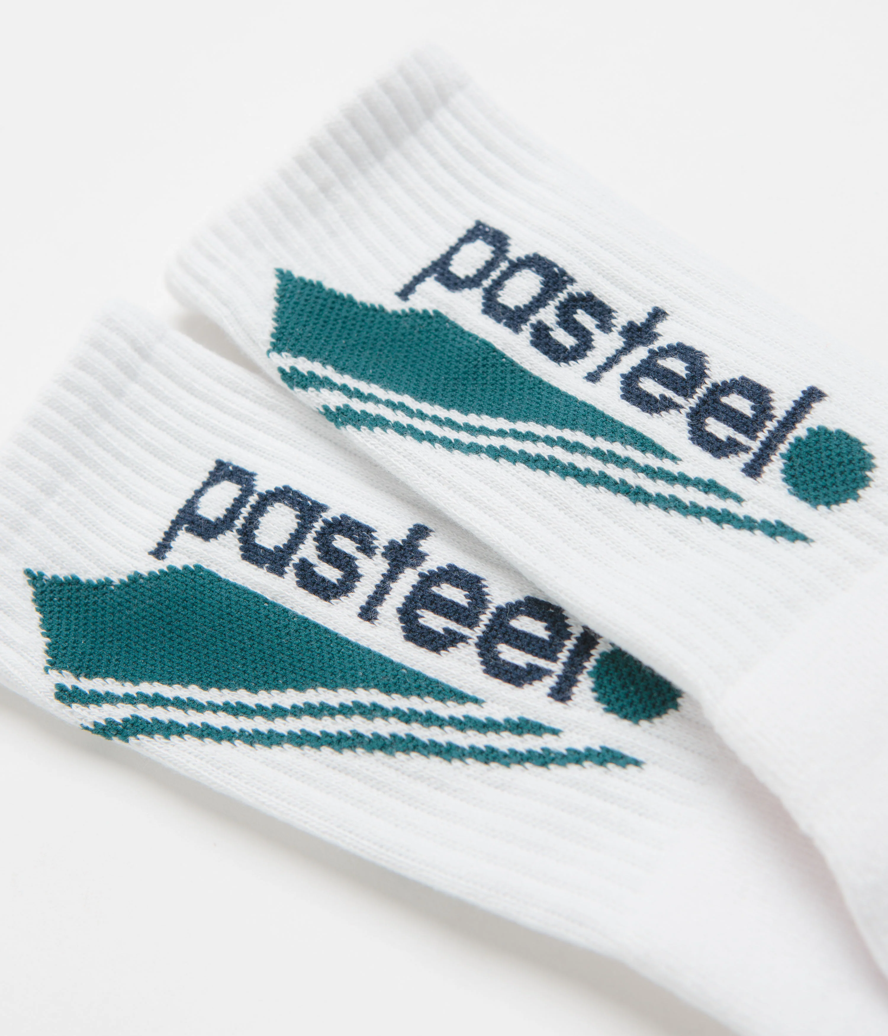 Pasteelo O.G. Socks - White / Green - Image 2