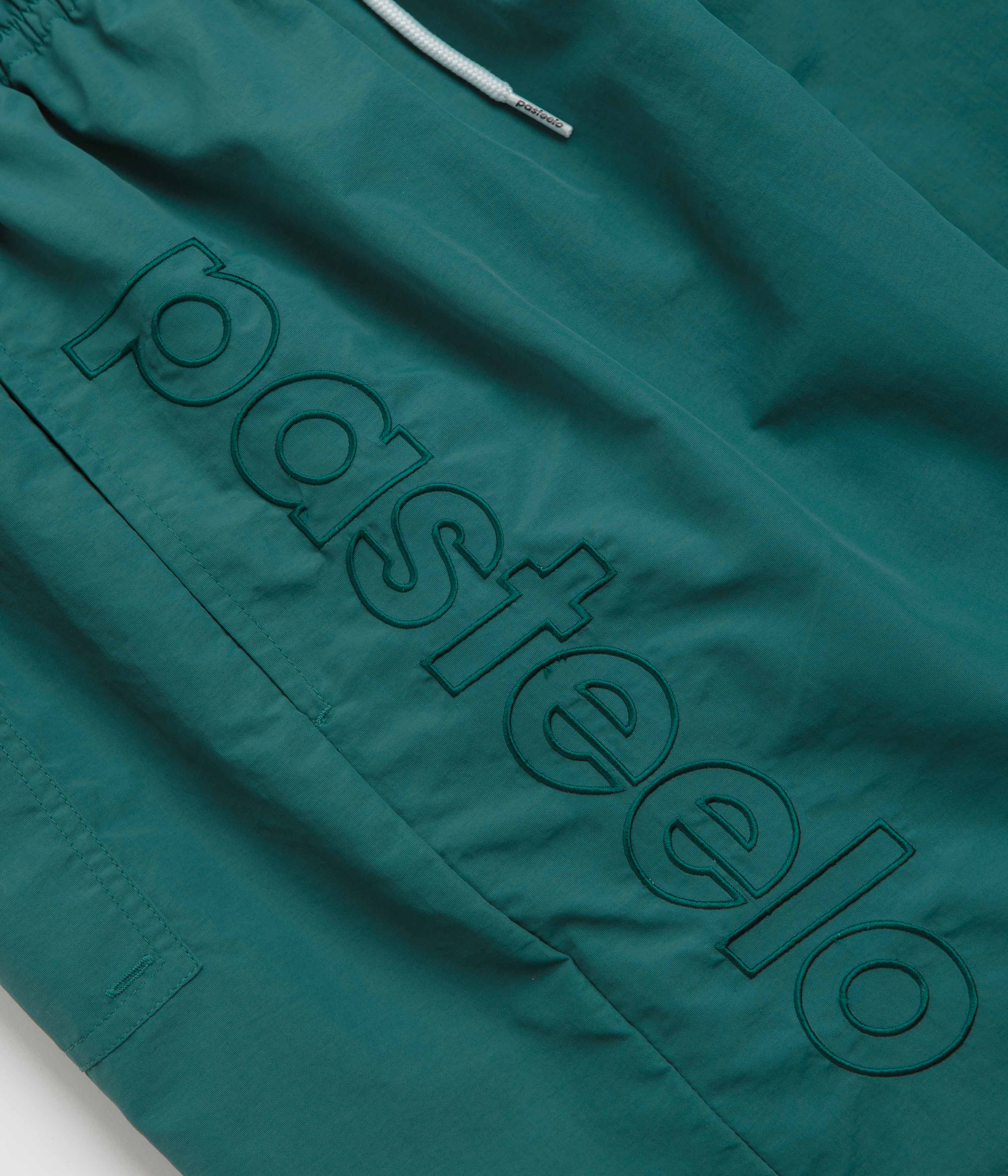 Pasteelo Script Active Shorts - Dark Teal - Image 4