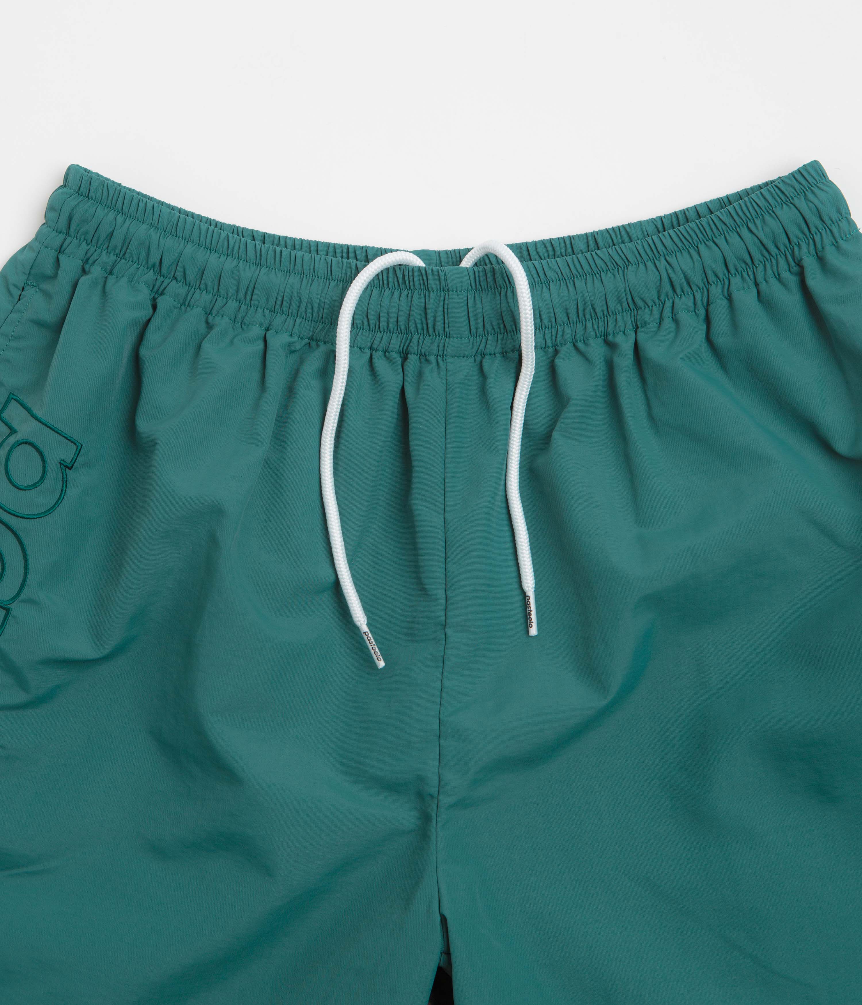 Pasteelo Script Active Shorts - Dark Teal - Image 5