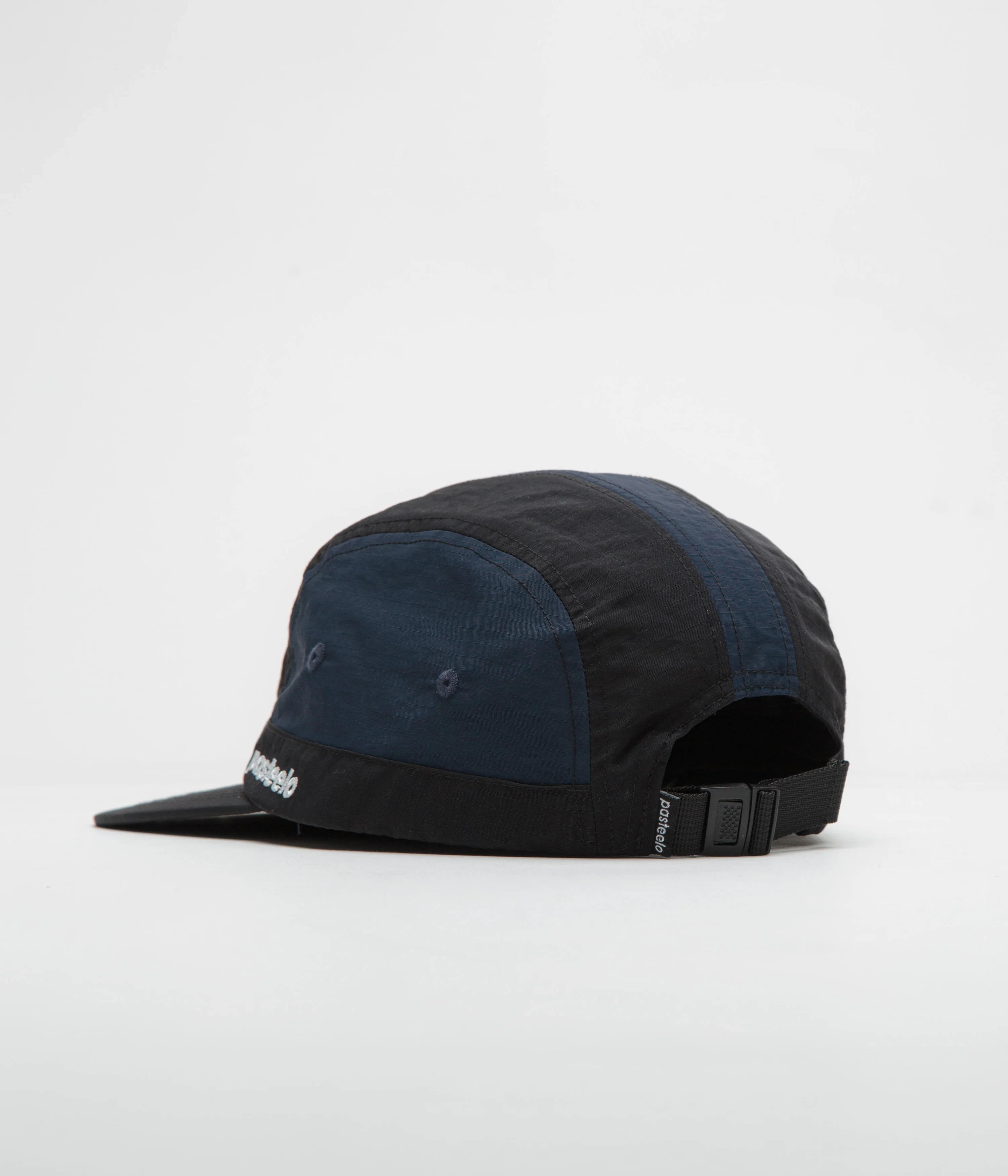 Pasteelo Stripe Cap - Black / Navy - Image 3