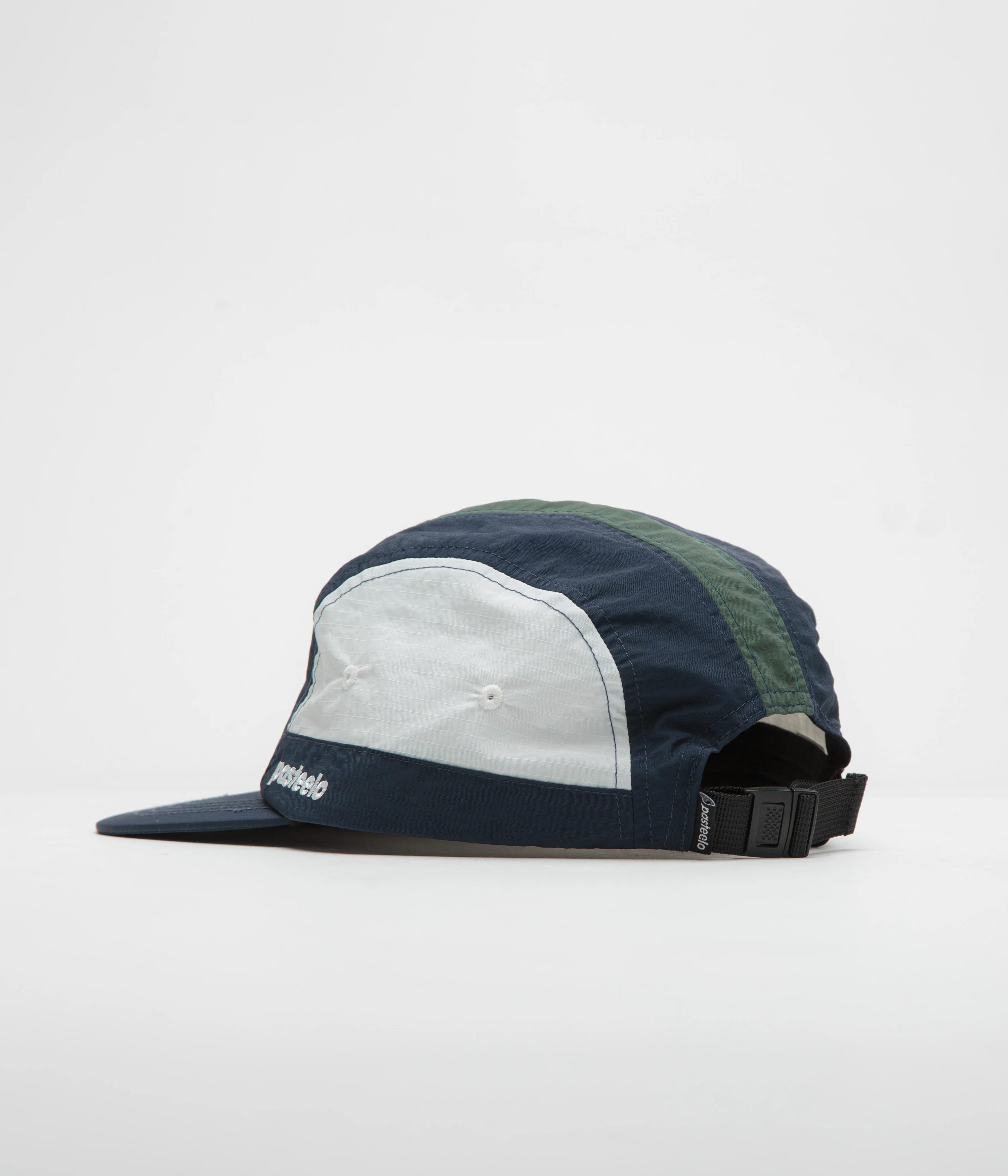 Pasteelo Stripe Cap - Navy / White / Dark Teal - Image 3