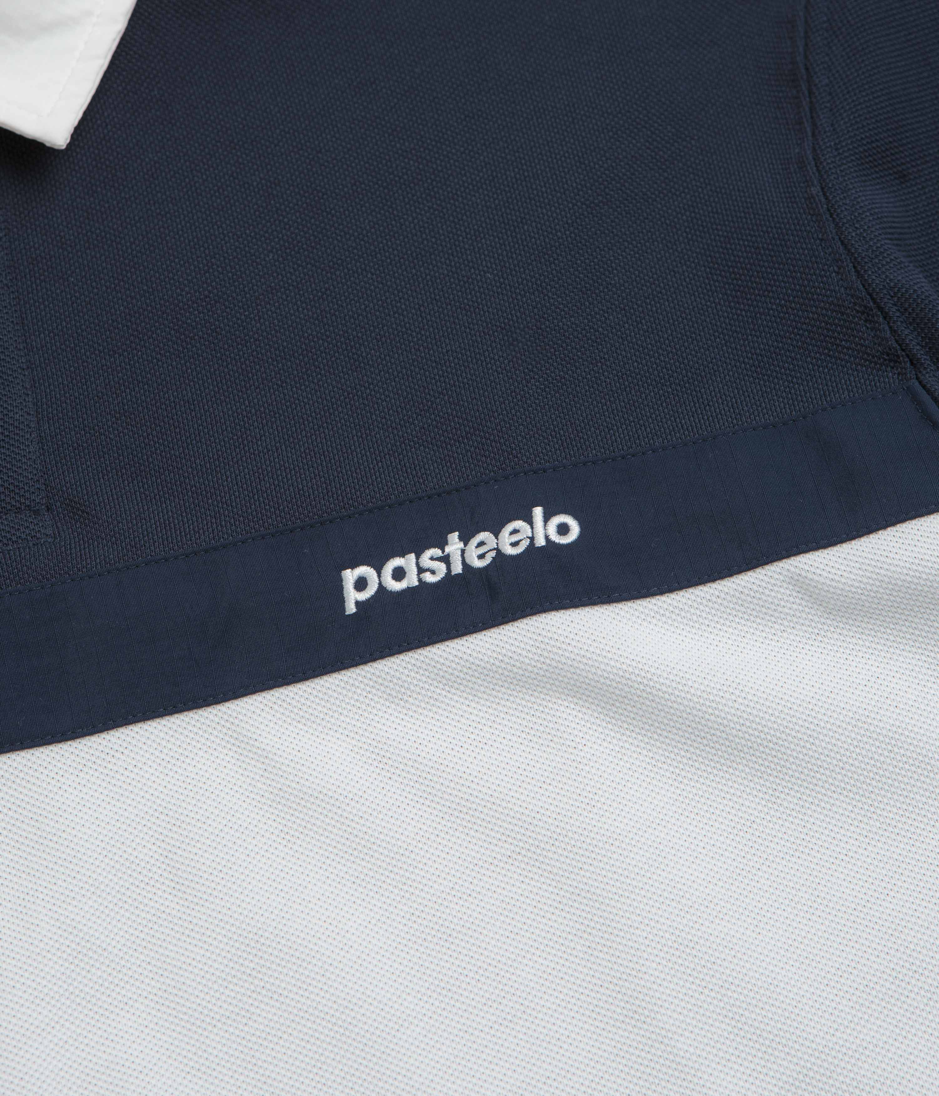 Pasteelo Stripe Polo Shirt - Navy / White - Image 3