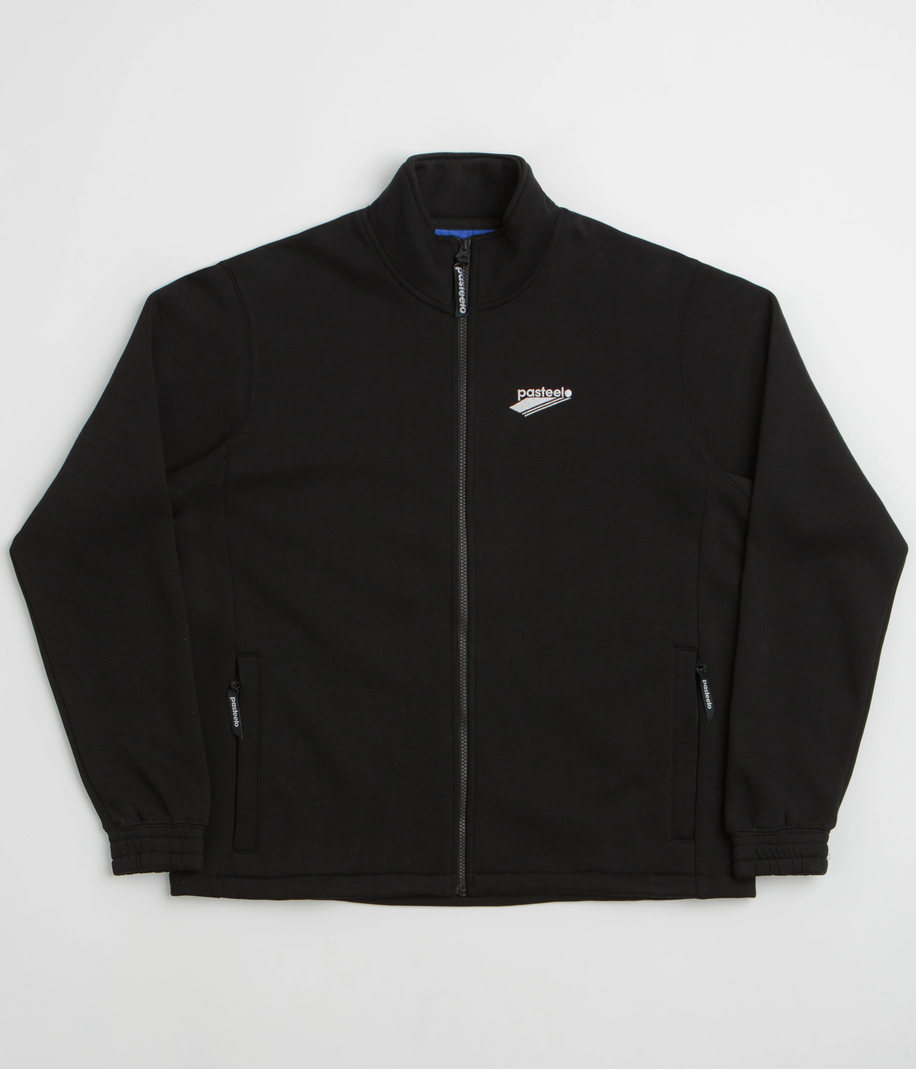 Pasteelo Zip Up Trainer Sweatshirt - Black