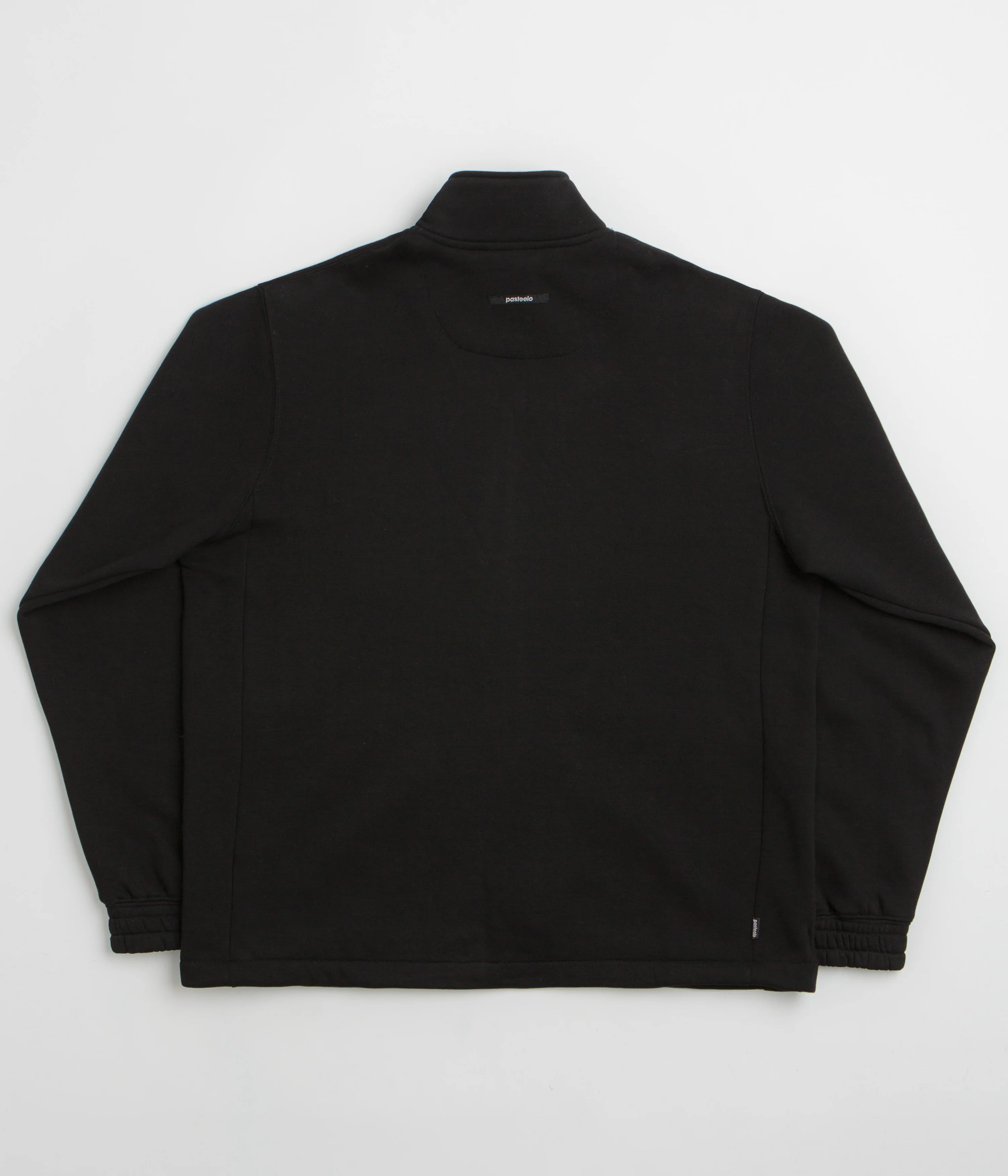 Pasteelo Zip Up Trainer Sweatshirt - Black - Image 3