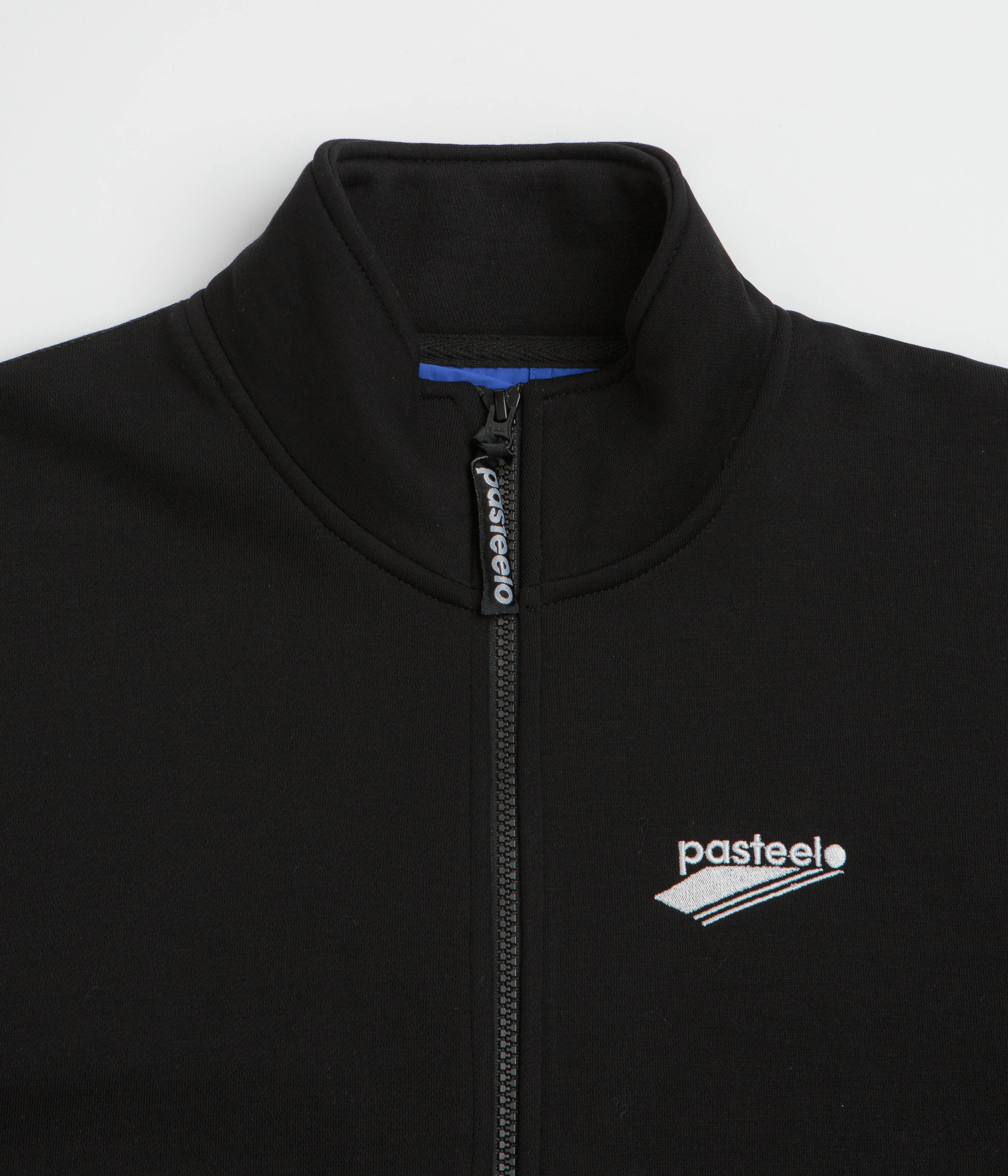 Pasteelo Zip Up Trainer Sweatshirt - Black - Image 4