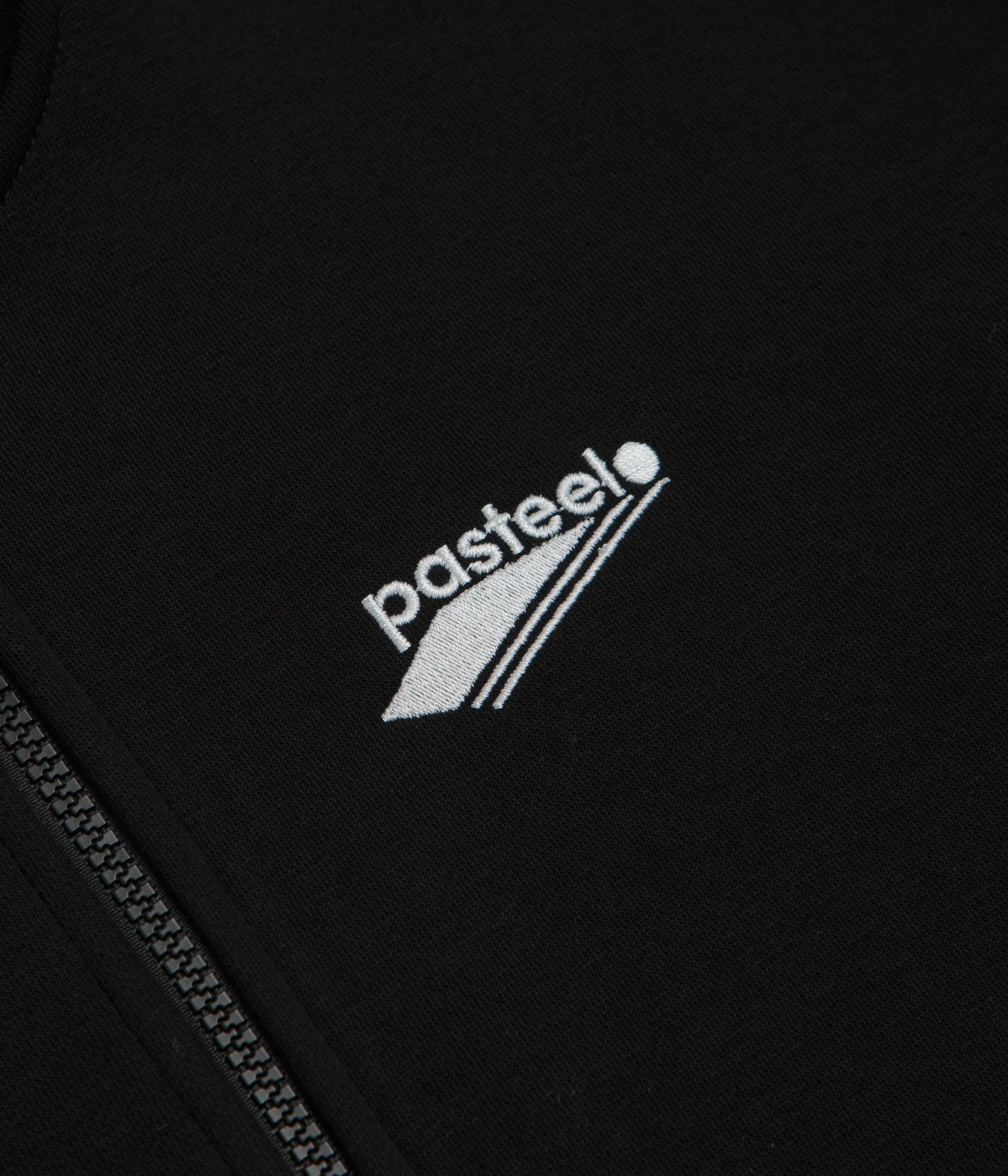 Pasteelo Zip Up Trainer Sweatshirt - Black - Image 5