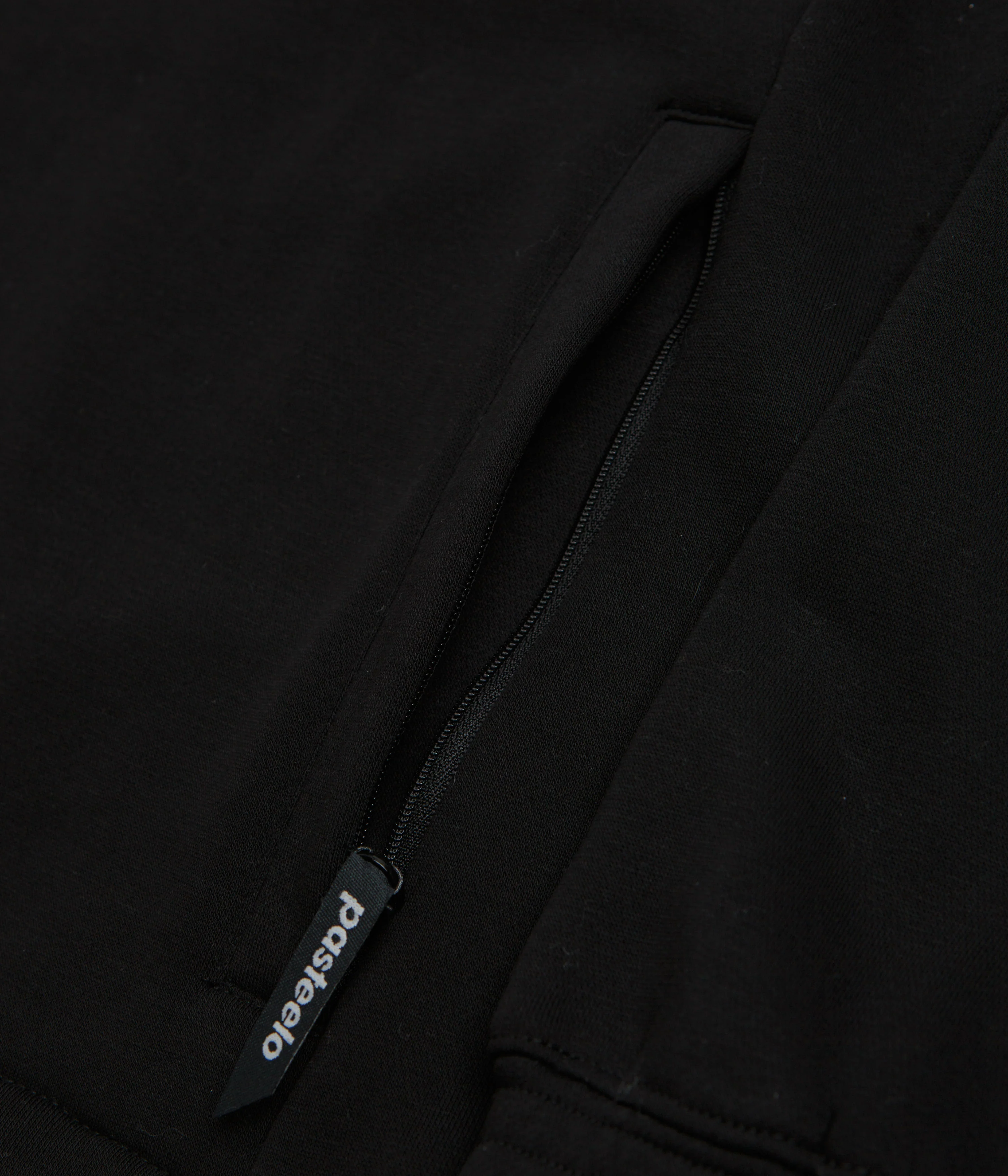 Pasteelo Zip Up Trainer Sweatshirt - Black - Image 6
