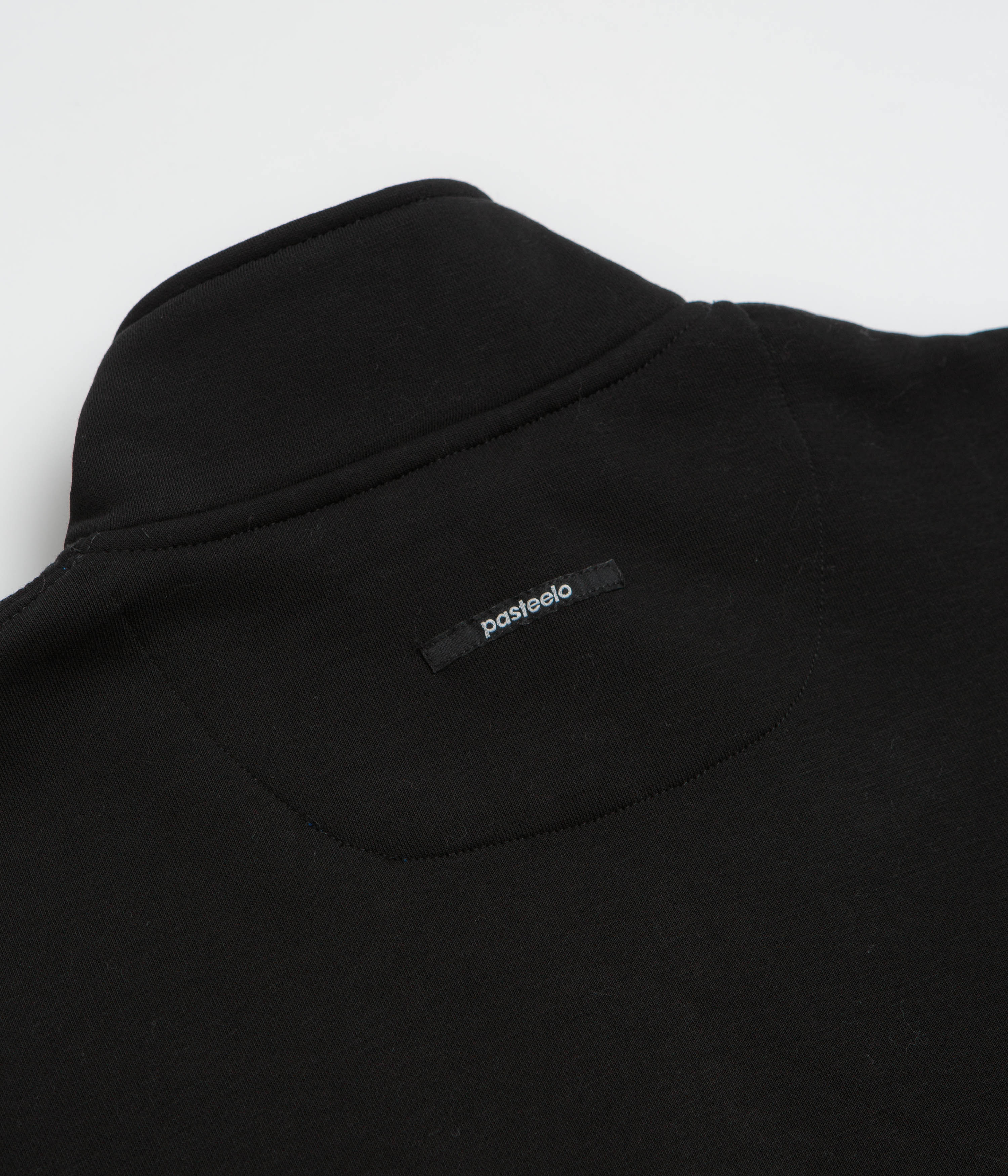 Pasteelo Zip Up Trainer Sweatshirt - Black - Image 8