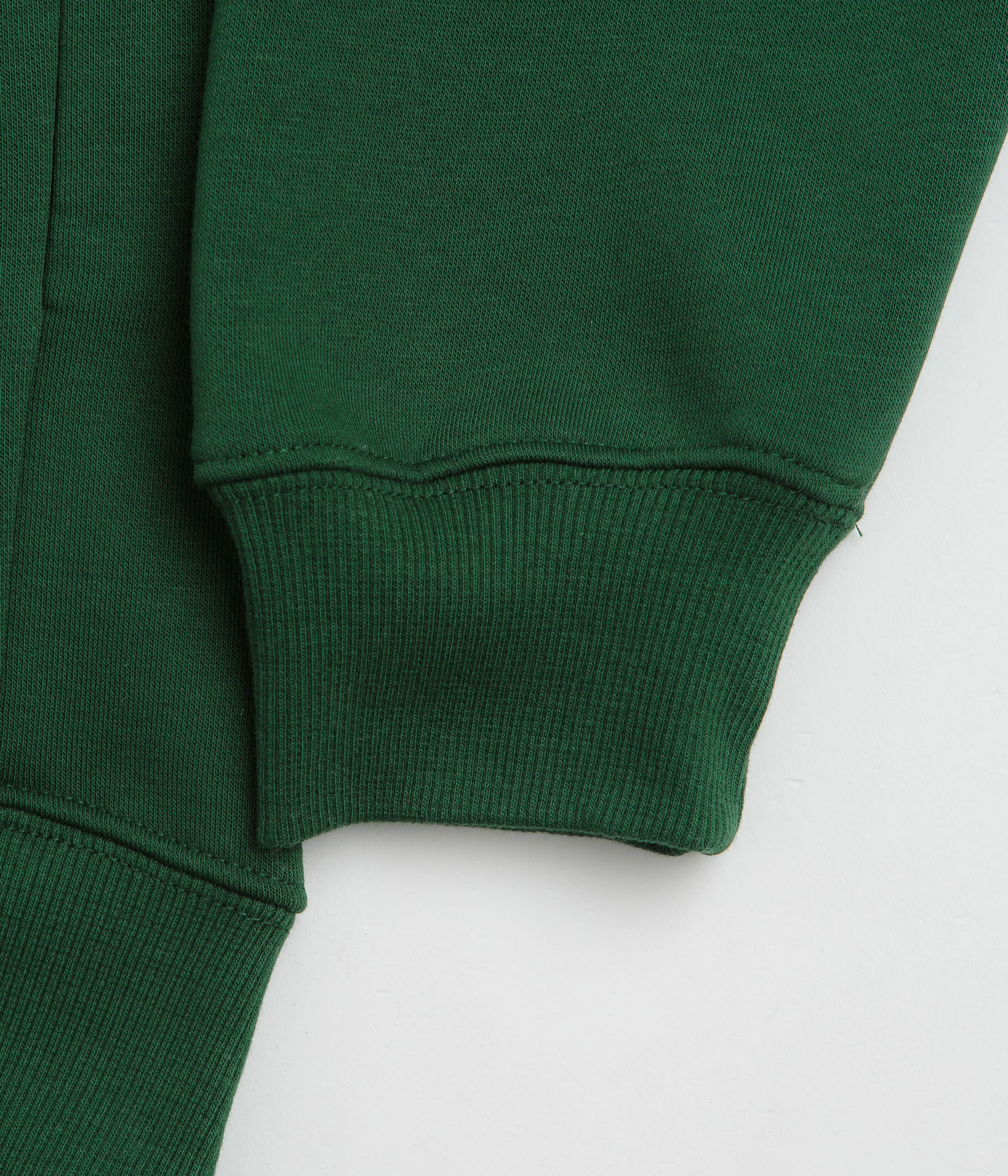 Pasteelo Zip Up Trainer Sweatshirt - Forest - Image 8