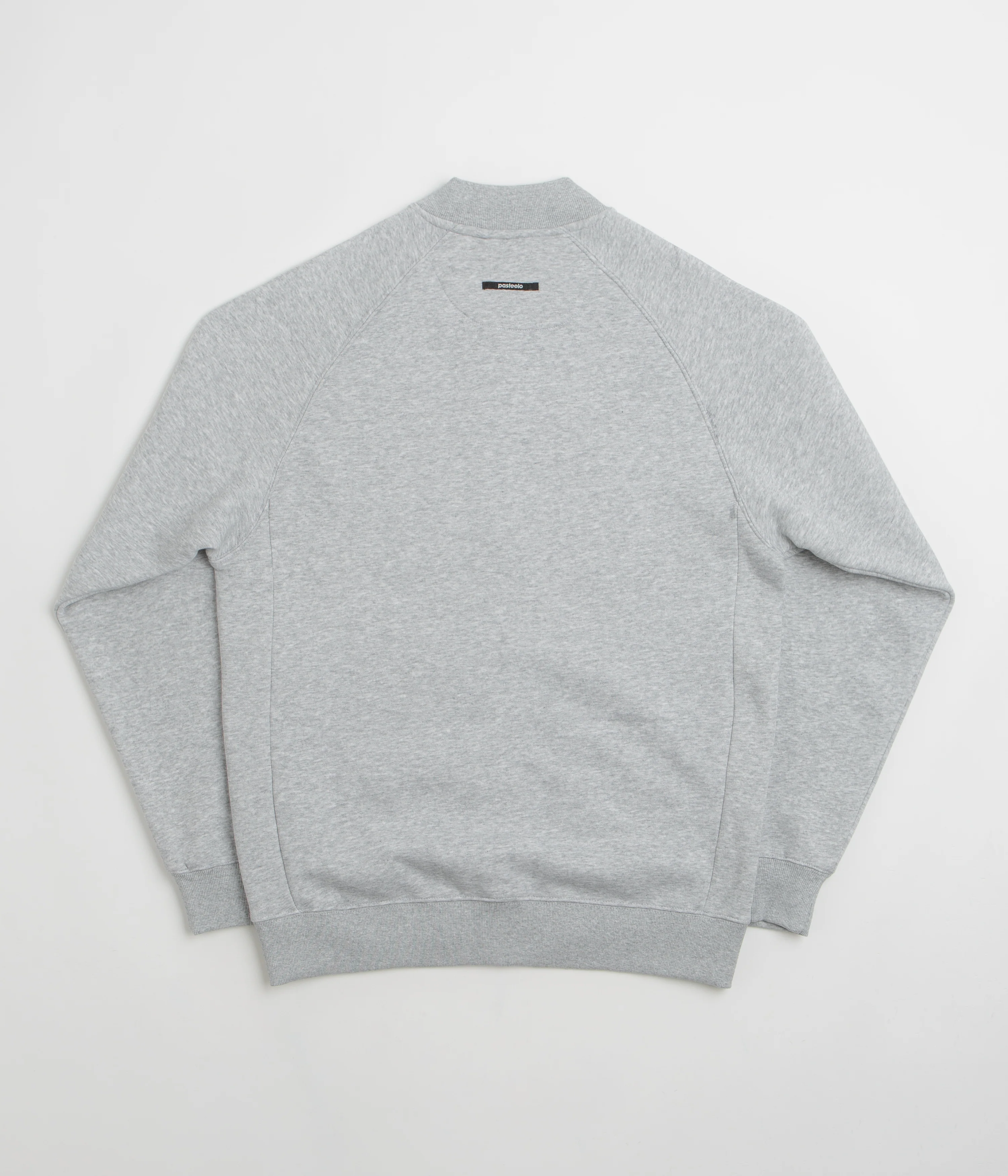 Pasteelo Zip Up Trainer Sweatshirt - Heather Grey - Image 3