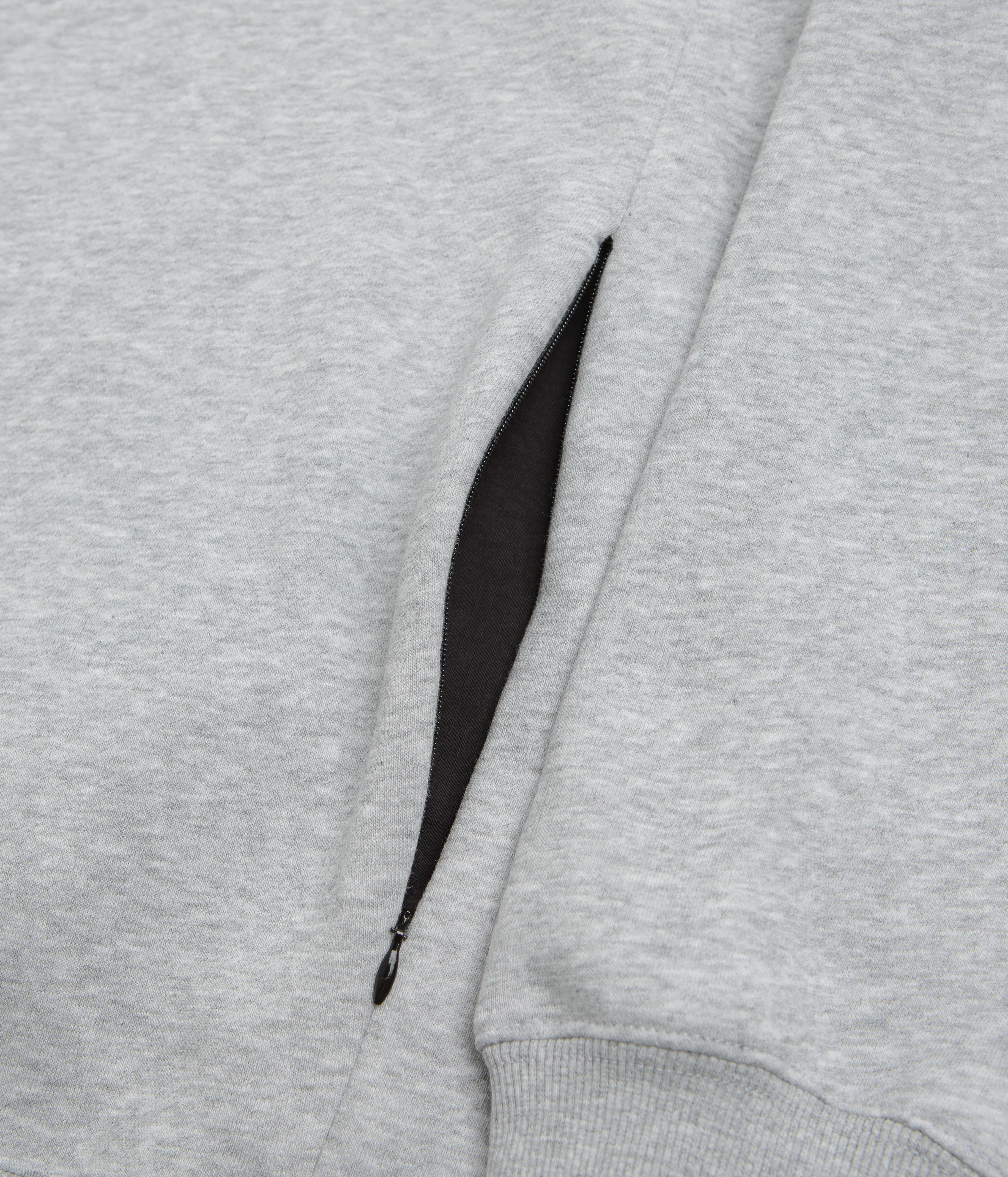 Pasteelo Zip Up Trainer Sweatshirt - Heather Grey - Image 6