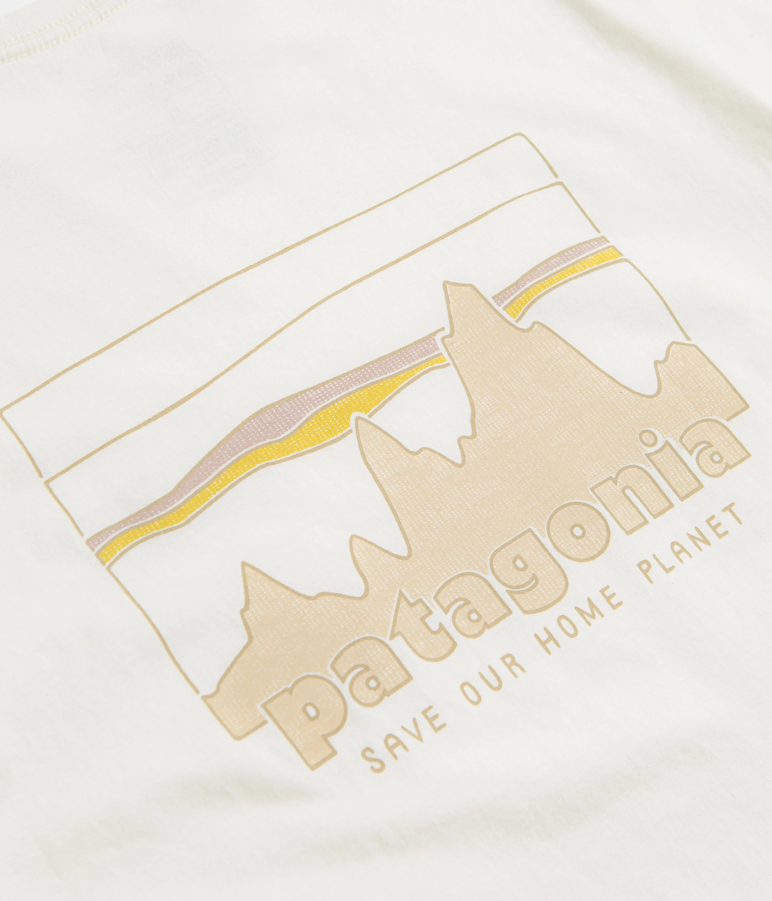Patagonia 73 Skyline Organic T-Shirt - Birch White - Image 3