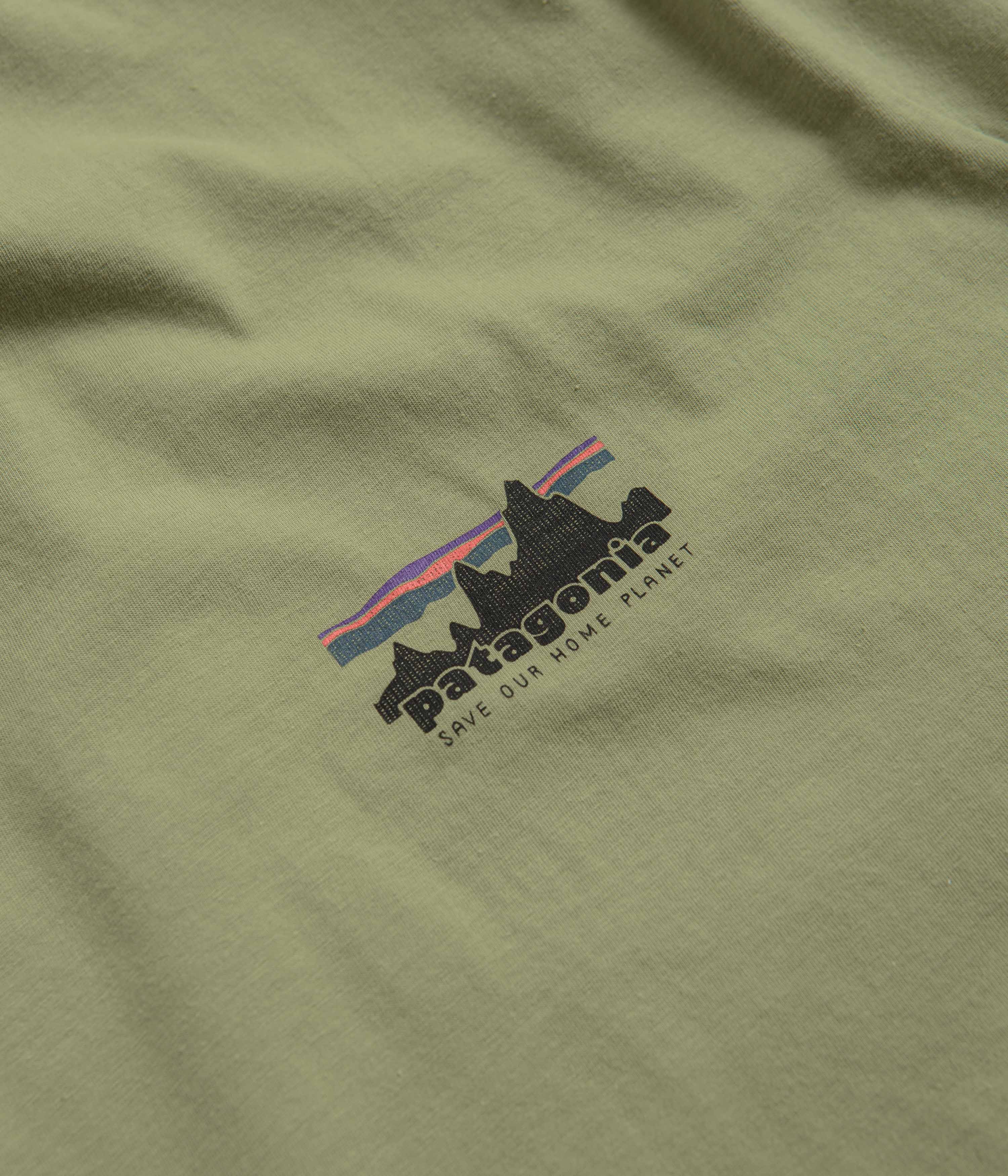 Patagonia 73 Skyline Organic T-Shirt - Buckhorn Green - Image 3