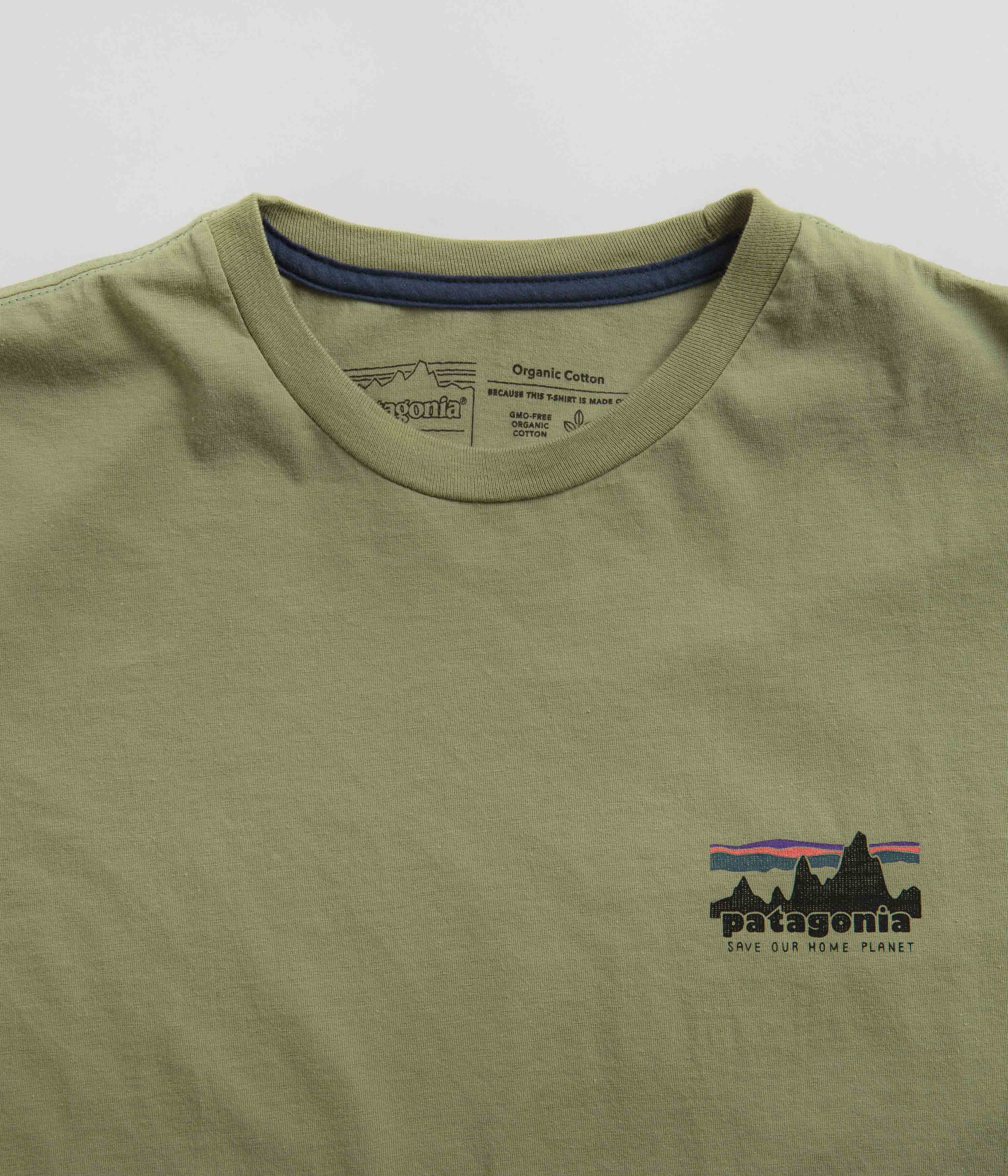 Patagonia 73 Skyline Organic T-Shirt - Buckhorn Green - Image 4