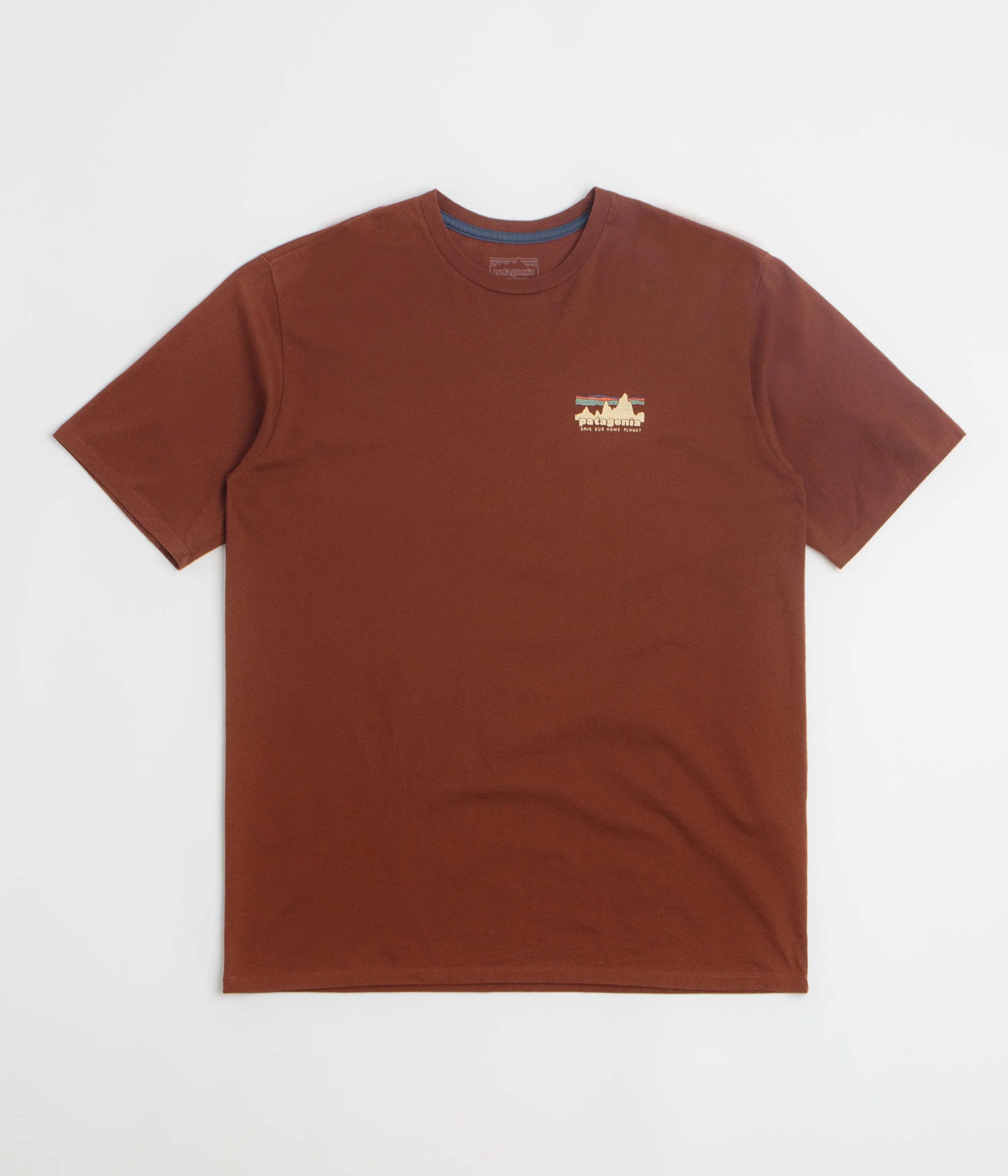 Patagonia 73 Skyline Organic T-Shirt - Dried Vanilla - Image 2