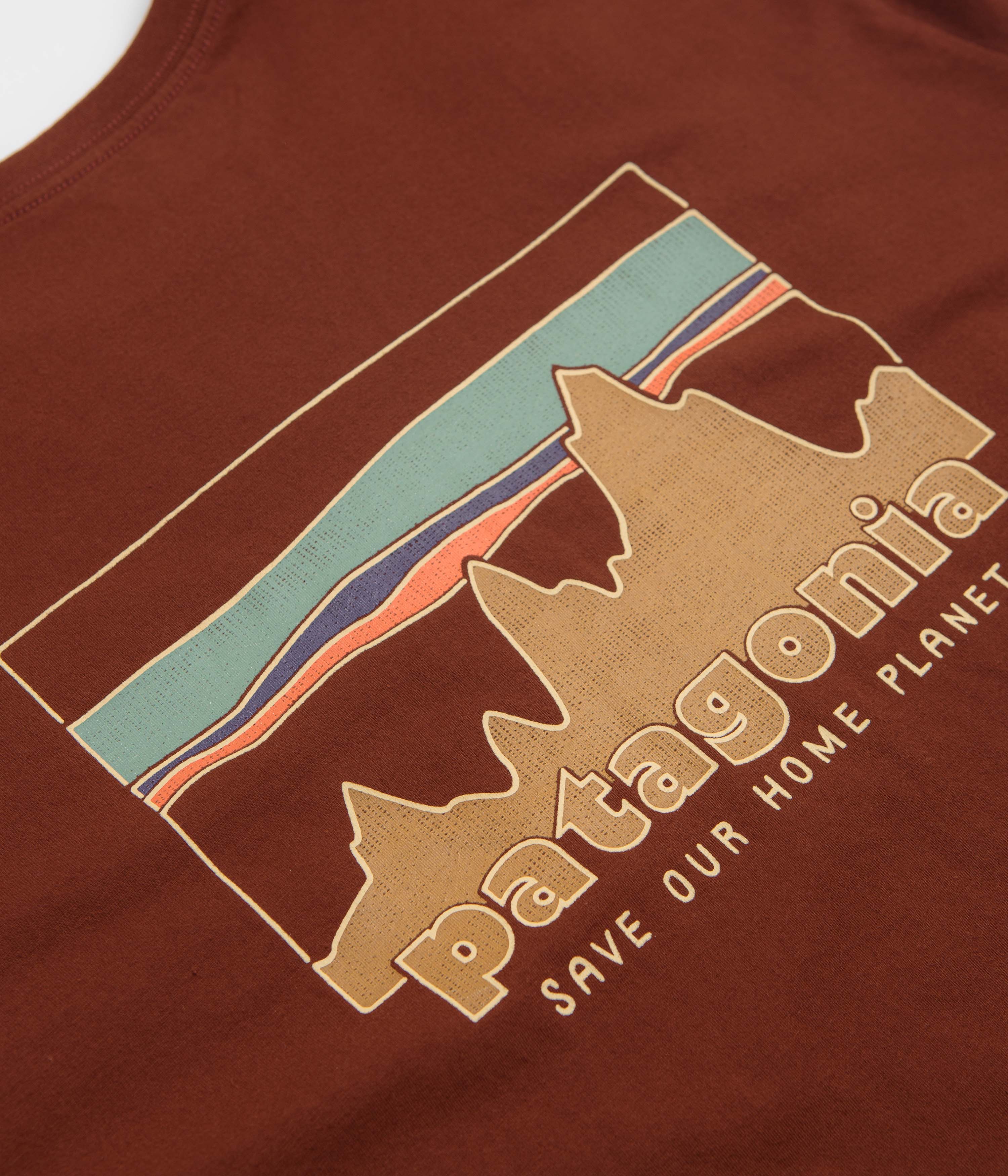 Patagonia 73 Skyline Organic T-Shirt - Dried Vanilla - Image 4