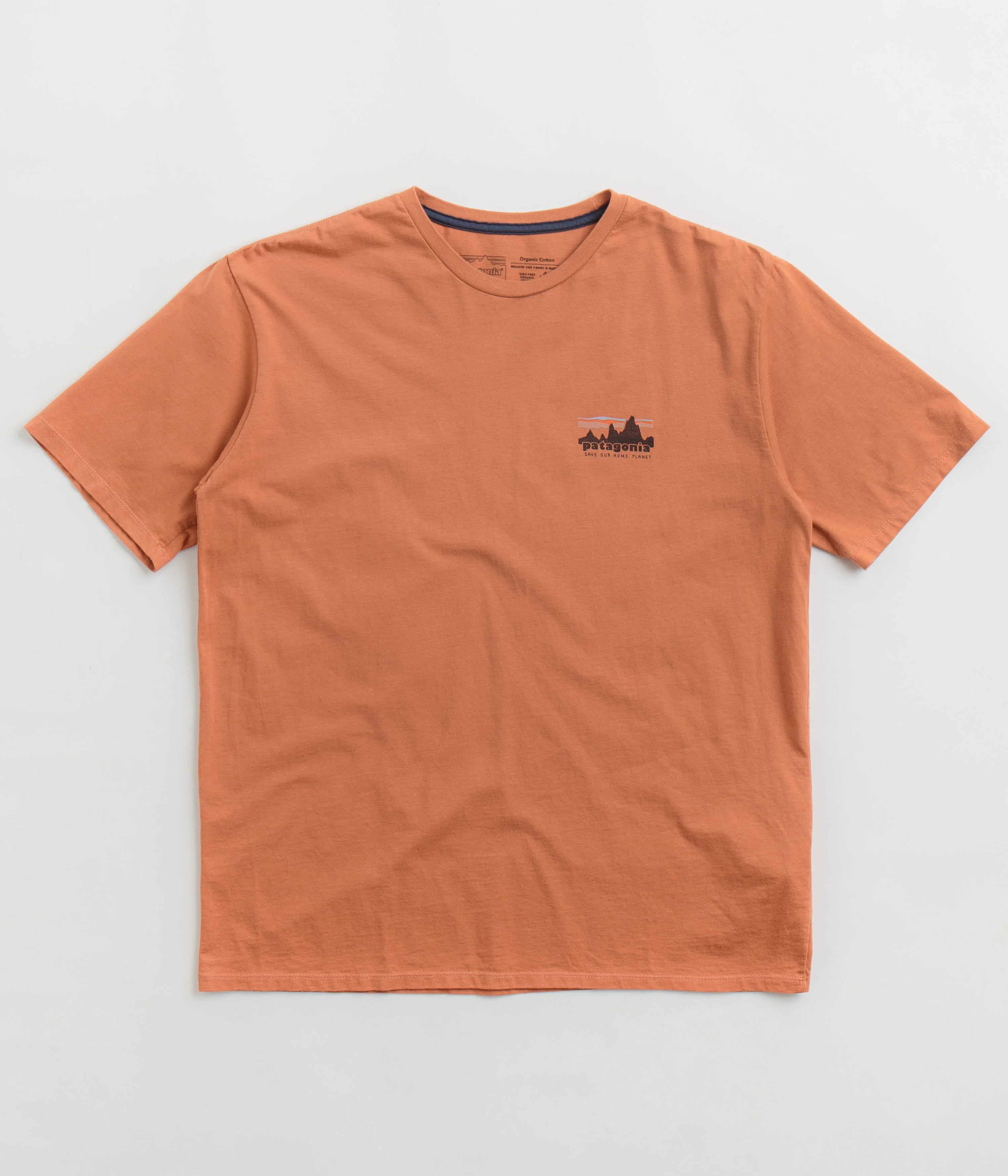 Patagonia 73 Skyline Organic T-Shirt - Sienna Clay - Image 2