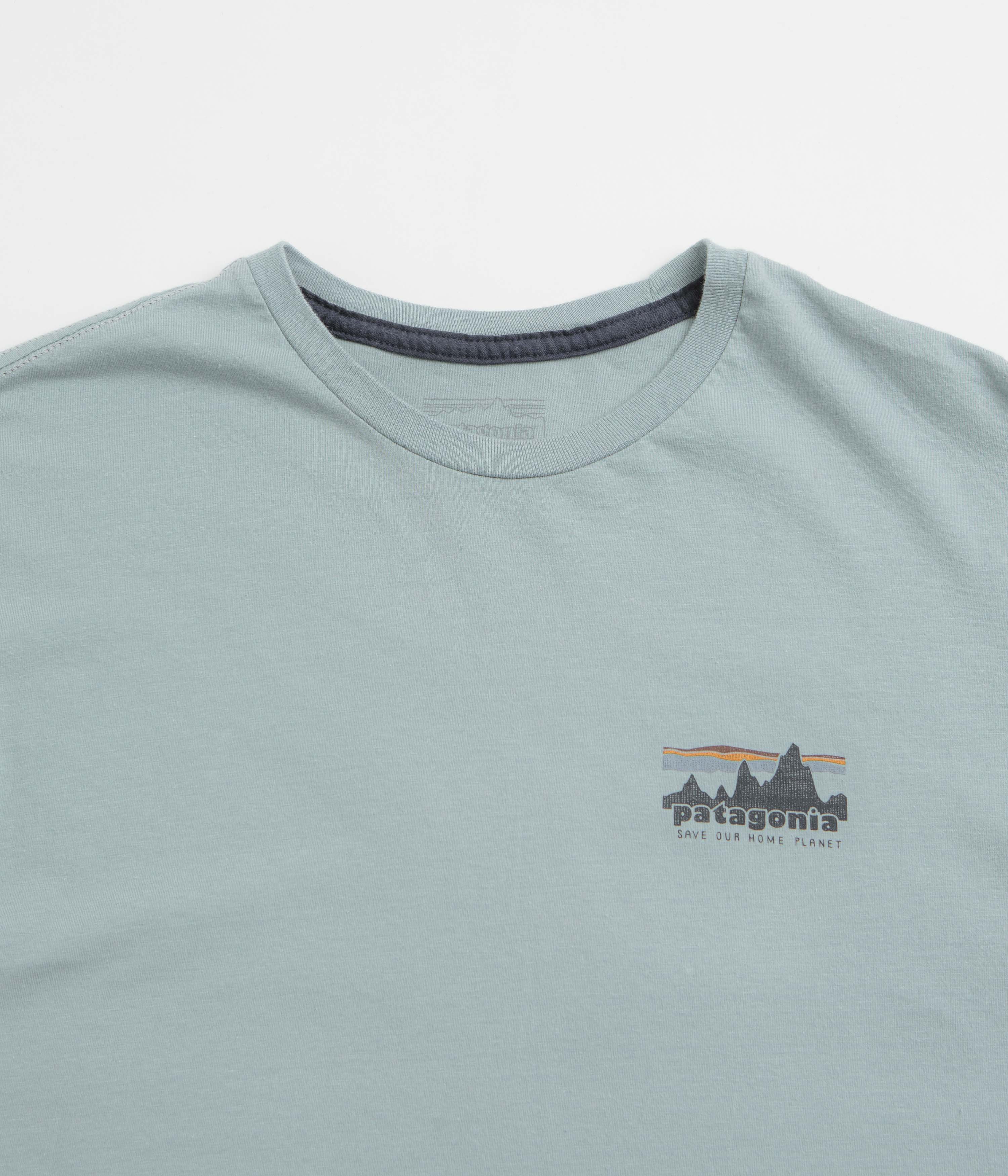 Patagonia 73 Skyline Organic T-Shirt - Thermal Blue - Image 3
