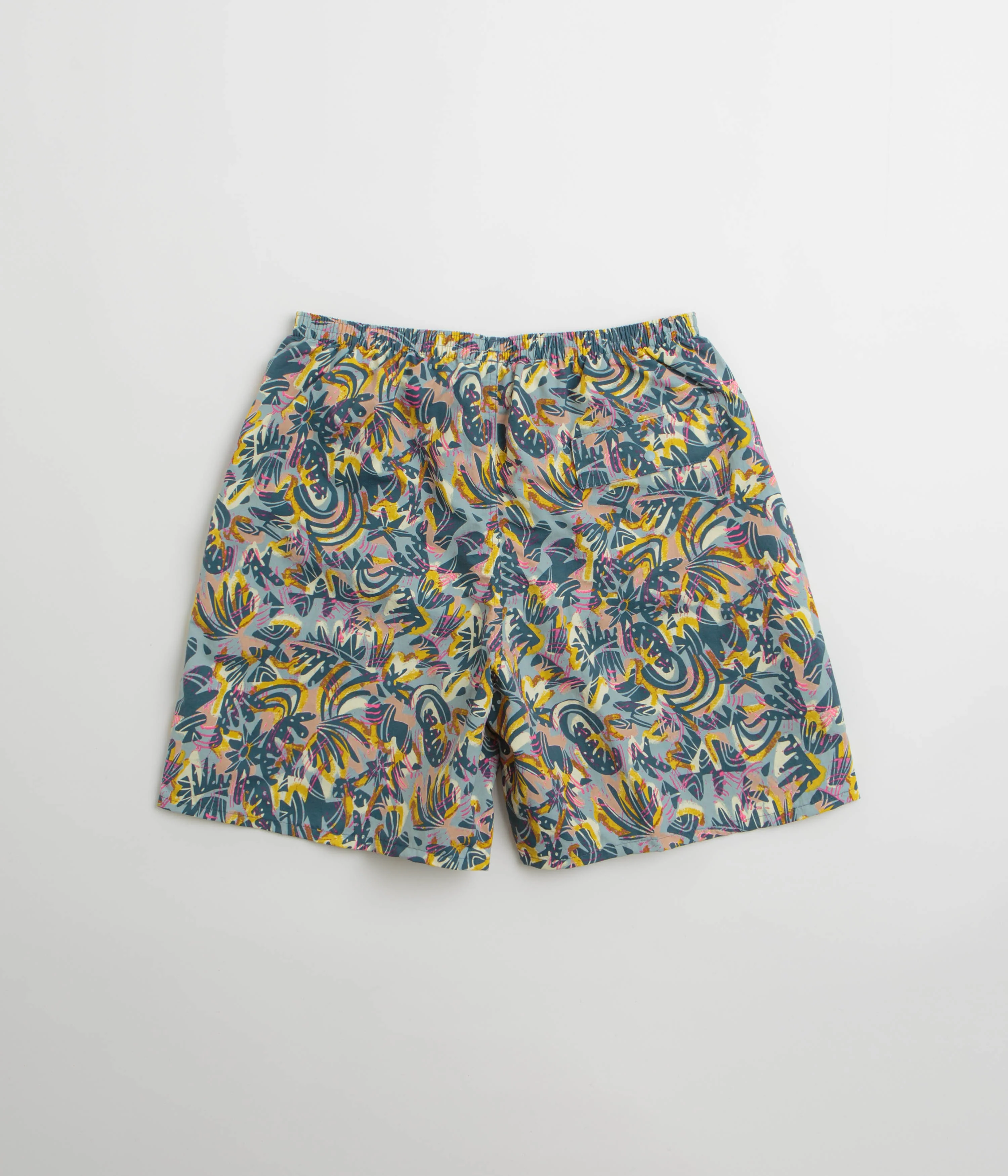 Patagonia Baggies Longs 7" Shorts - Wild Botanist: Tidal Teal - Image 3
