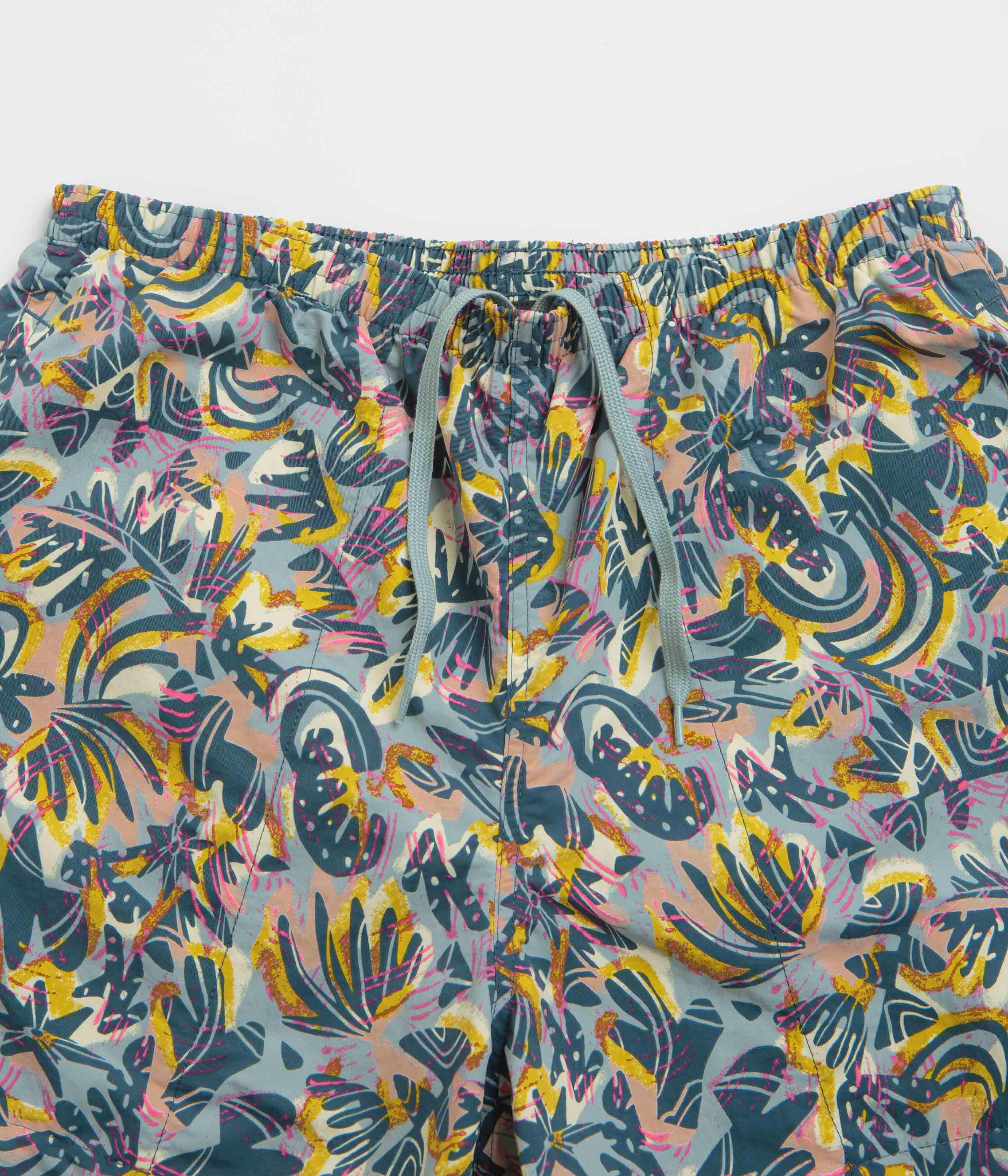 Patagonia Baggies Longs 7" Shorts - Wild Botanist: Tidal Teal - Image 5