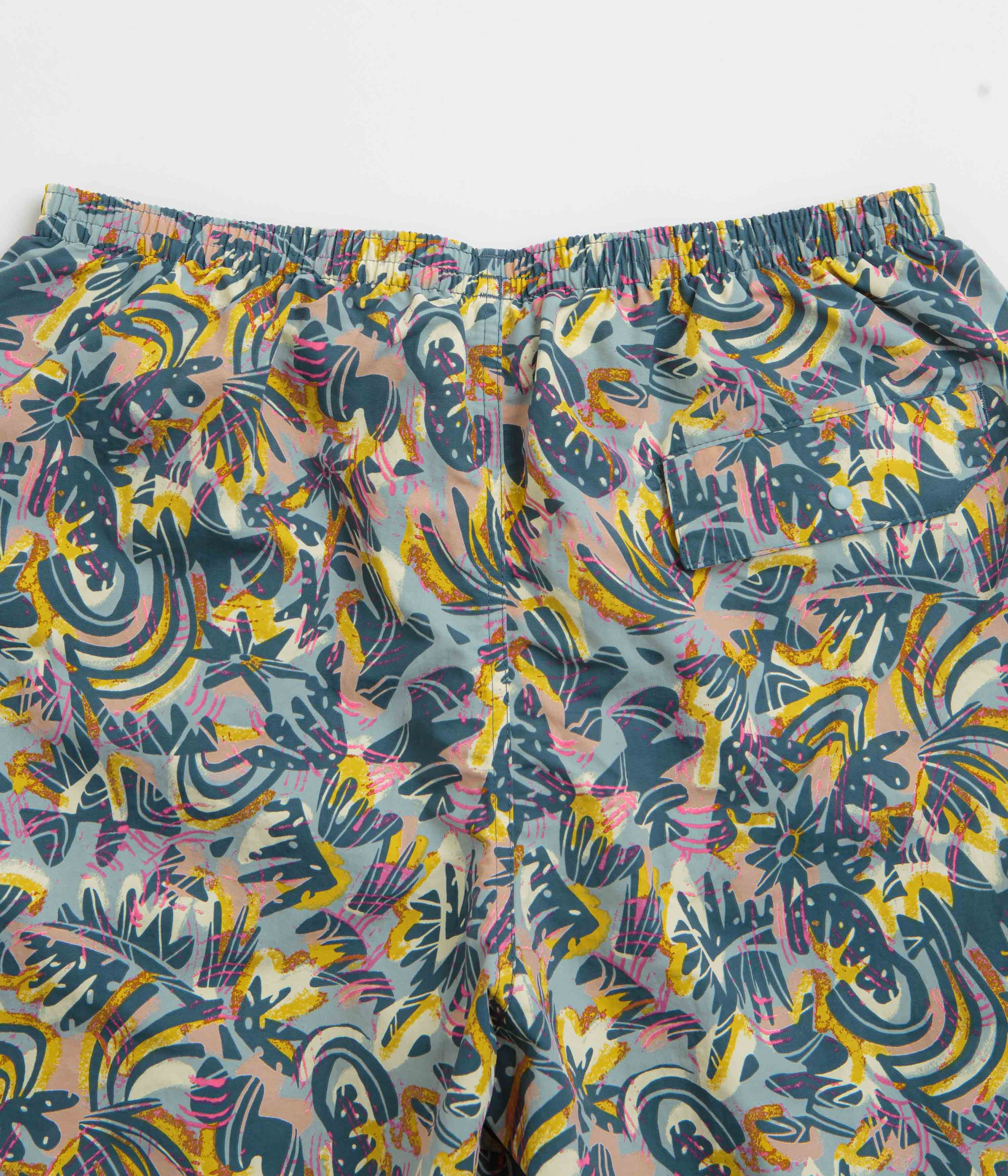 Patagonia Baggies Longs 7" Shorts - Wild Botanist: Tidal Teal - Image 6
