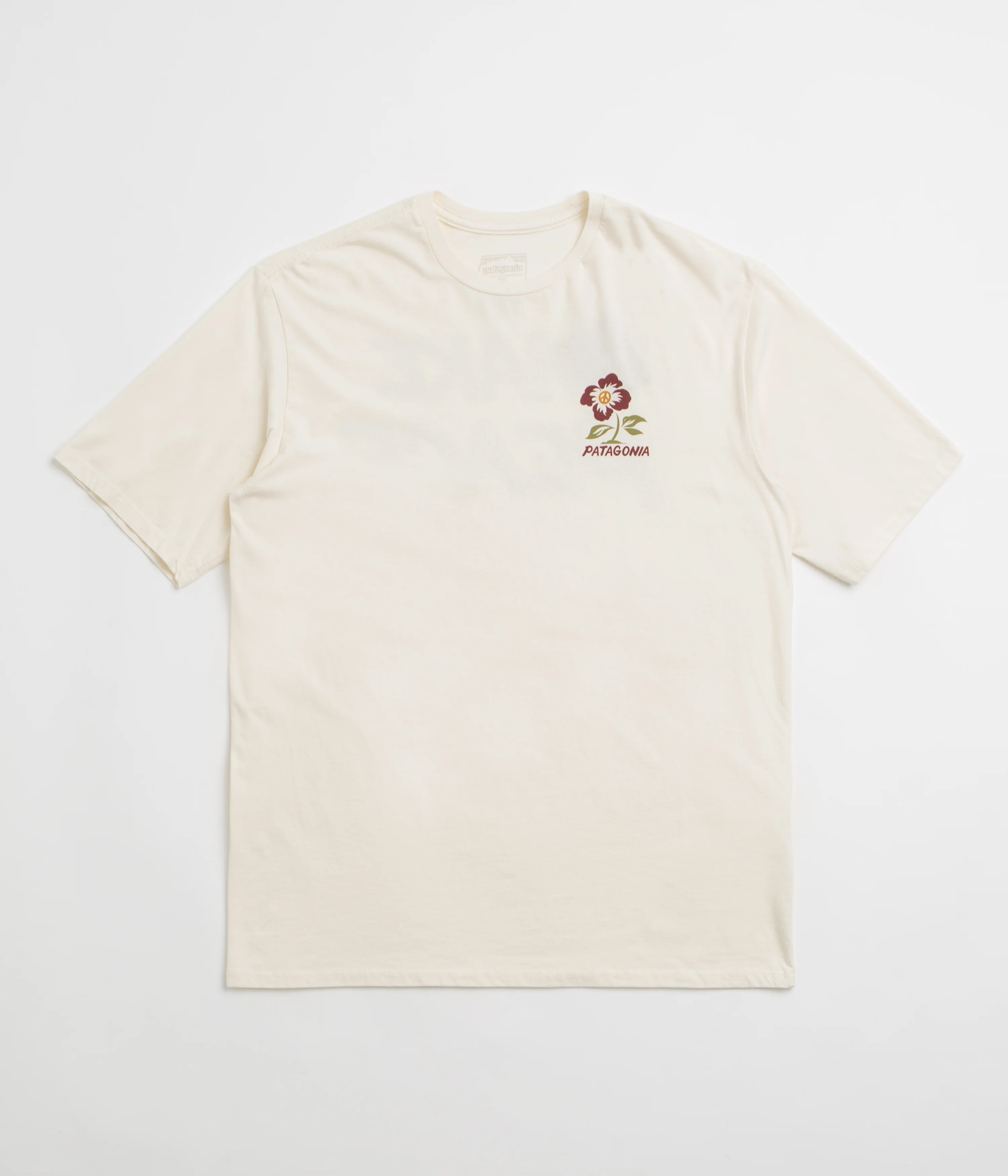 Patagonia Balance Organic T-Shirt - Peace Seeds: Undyed Natural - Image 2