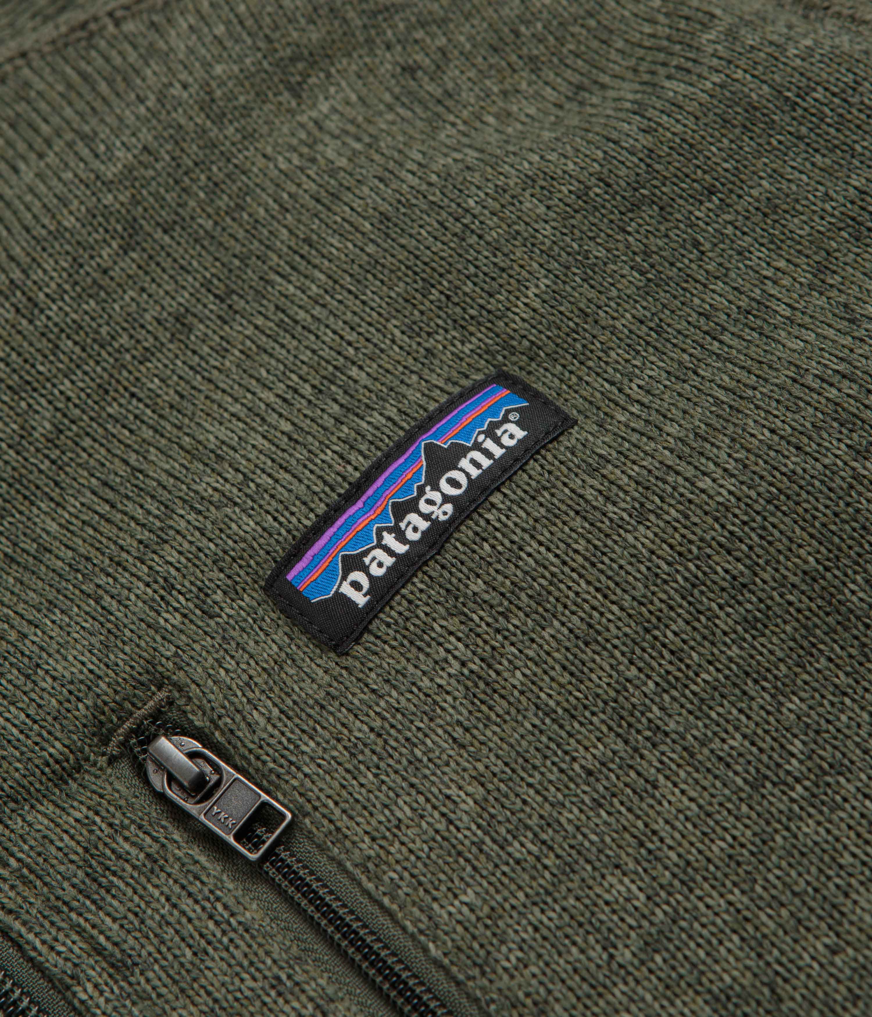 Patagonia Better Sweater 1/4 Zip Sweatshirt - Industrial Green - Image 3