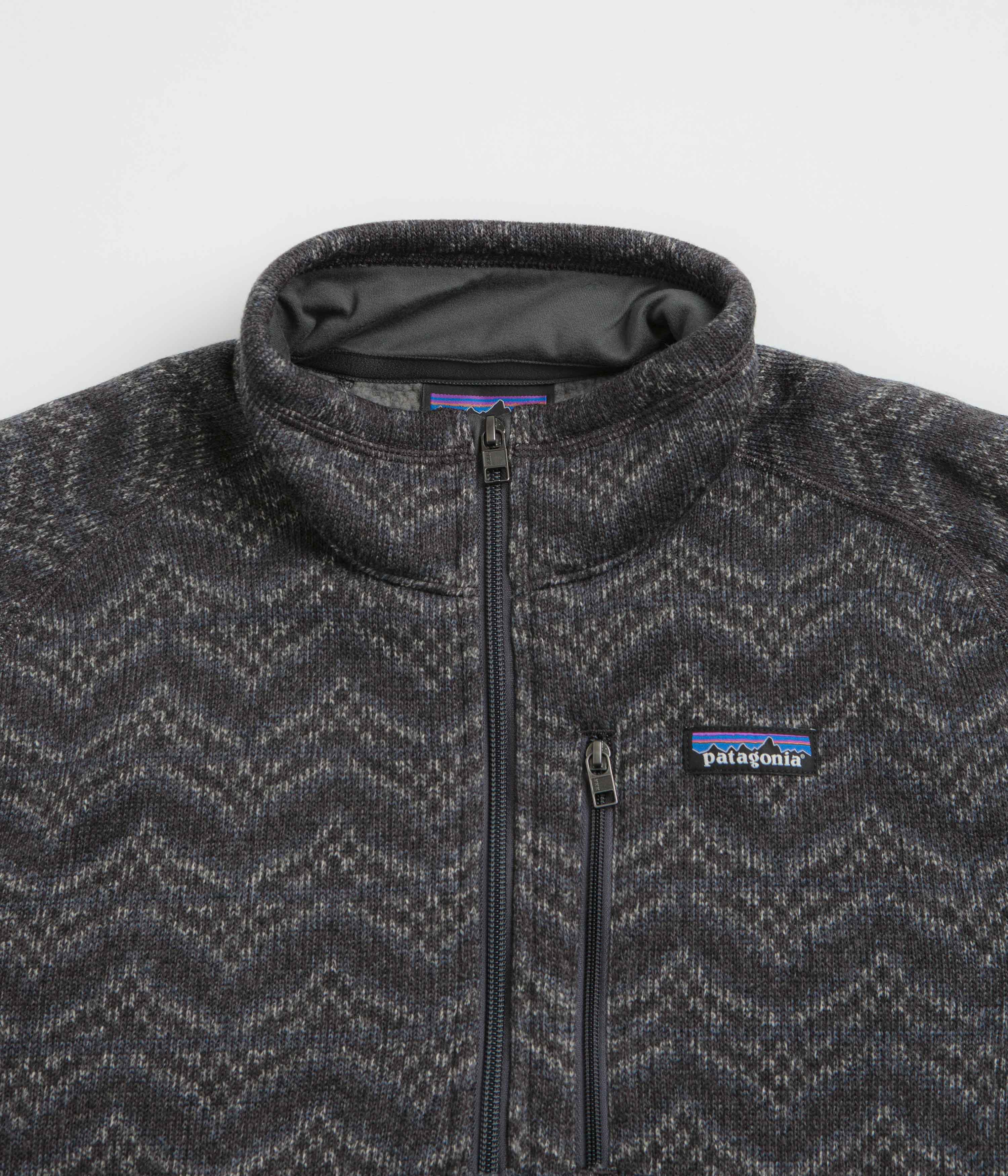 Patagonia Better Sweater 1/4 Zip Sweatshirt - Island Escape: Forge Grey - Image 2