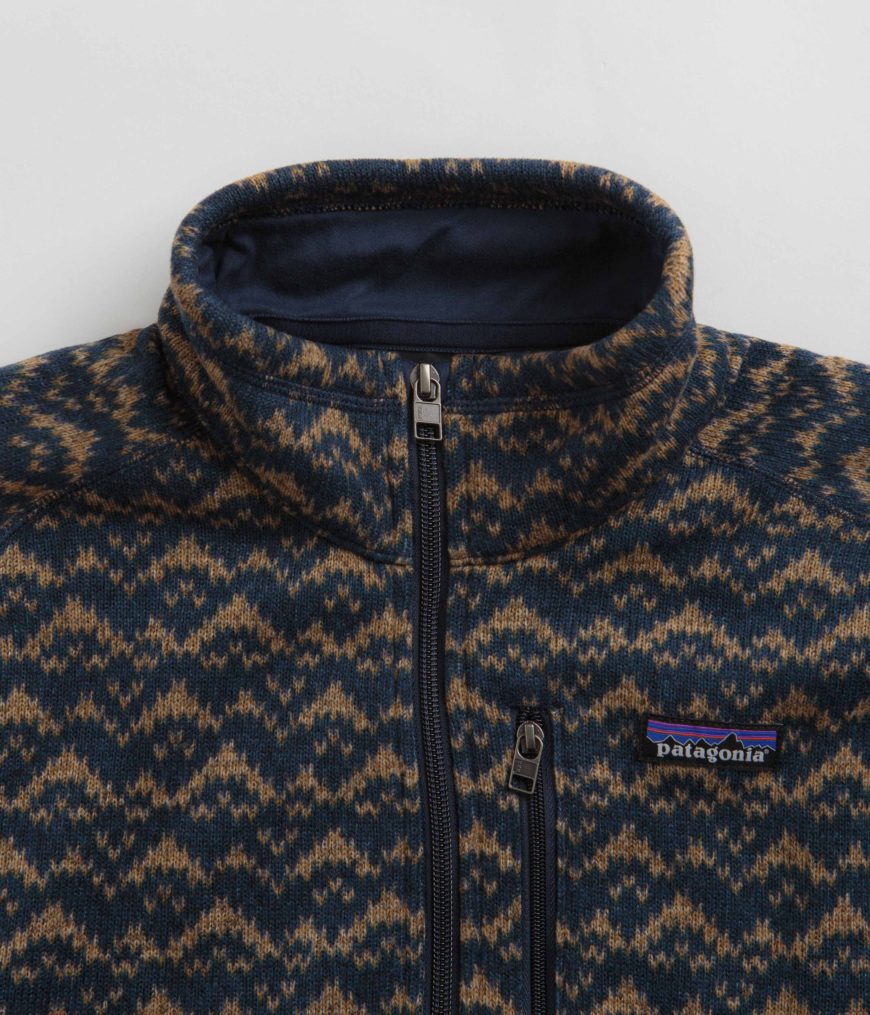 Patagonia Better Sweater 1/4 Zip Sweatshirt - Mountain Peak: New Navy - Image 4
