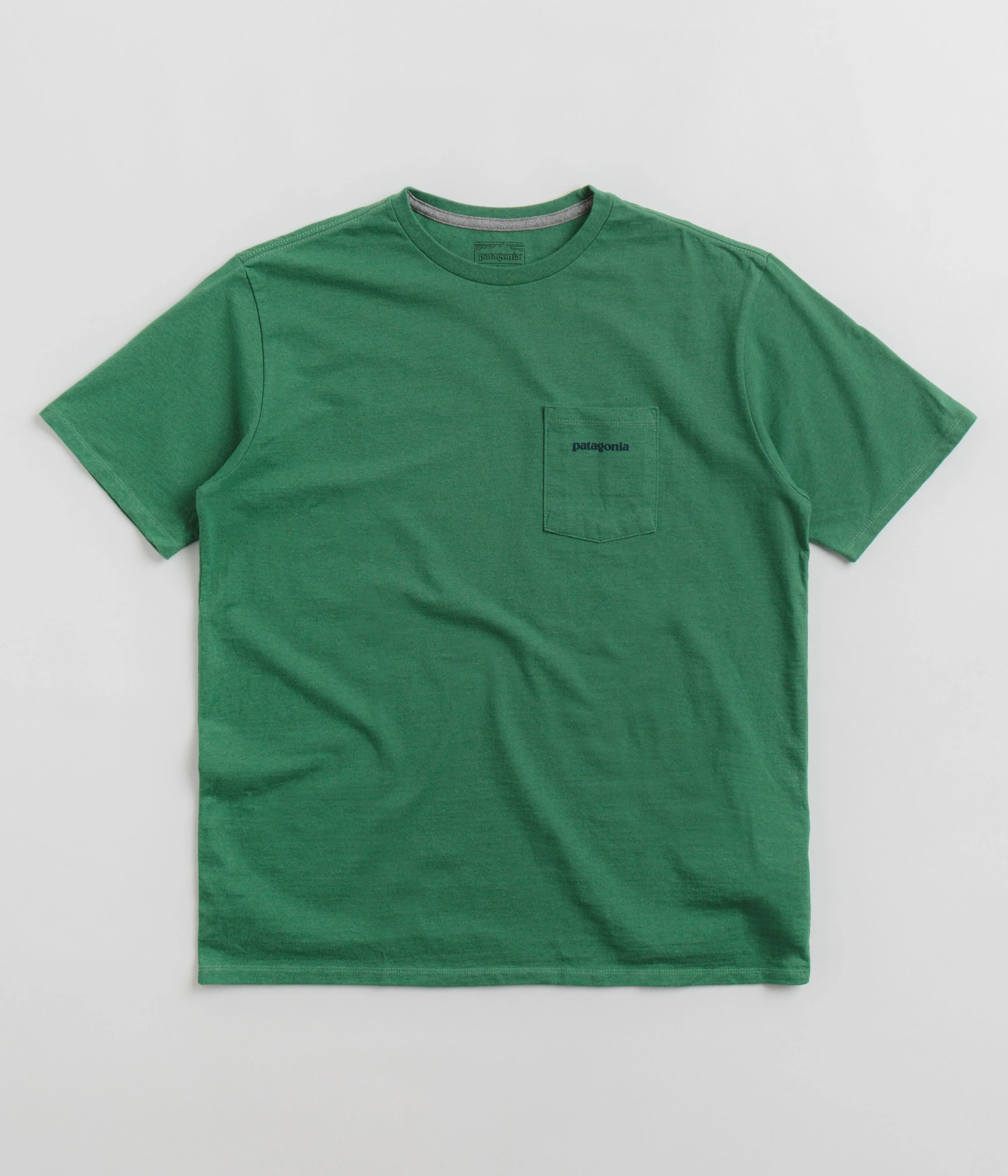 Patagonia Boardshort Logo Pocket Responsibili-Tee T-Shirt - Gather Green - Image 2