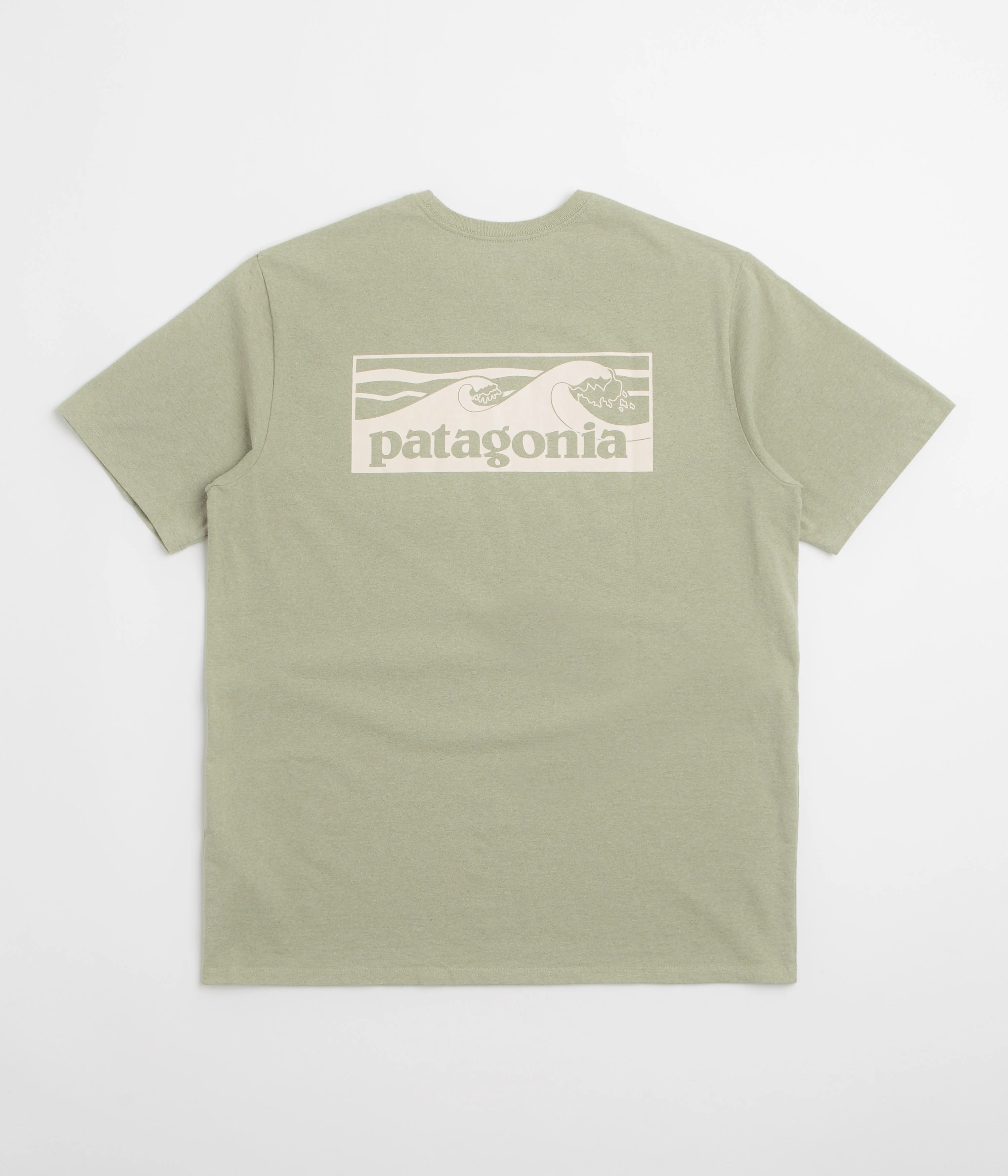 Patagonia Boardshort Logo Pocket Responsibili-Tee T-Shirt - Gumtree Green