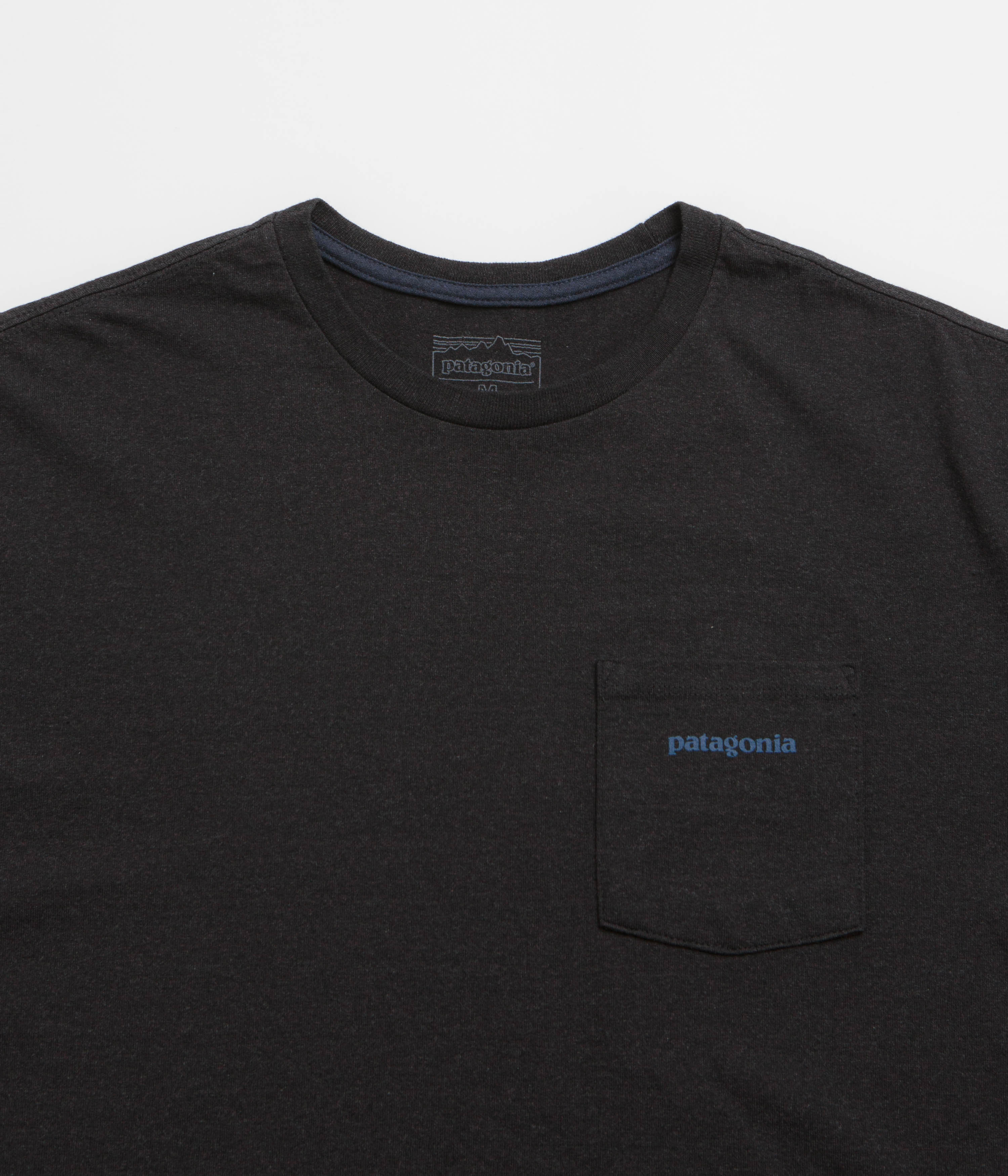 Patagonia Boardshort Logo Pocket Responsibili-Tee T-Shirt - Ink Black - Image 3