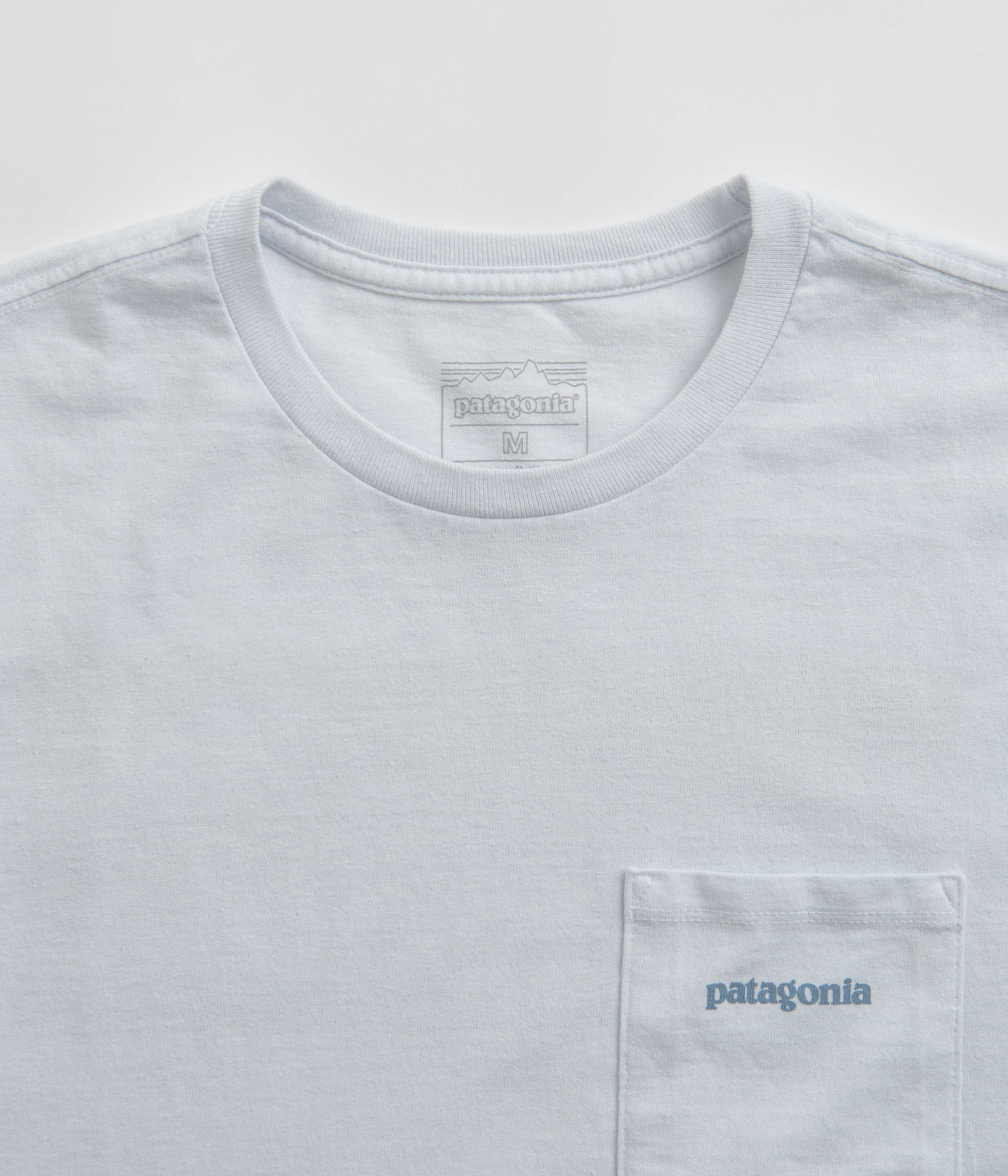 Patagonia Boardshort Logo Pocket Responsibili-Tee T-Shirt - White - Image 4