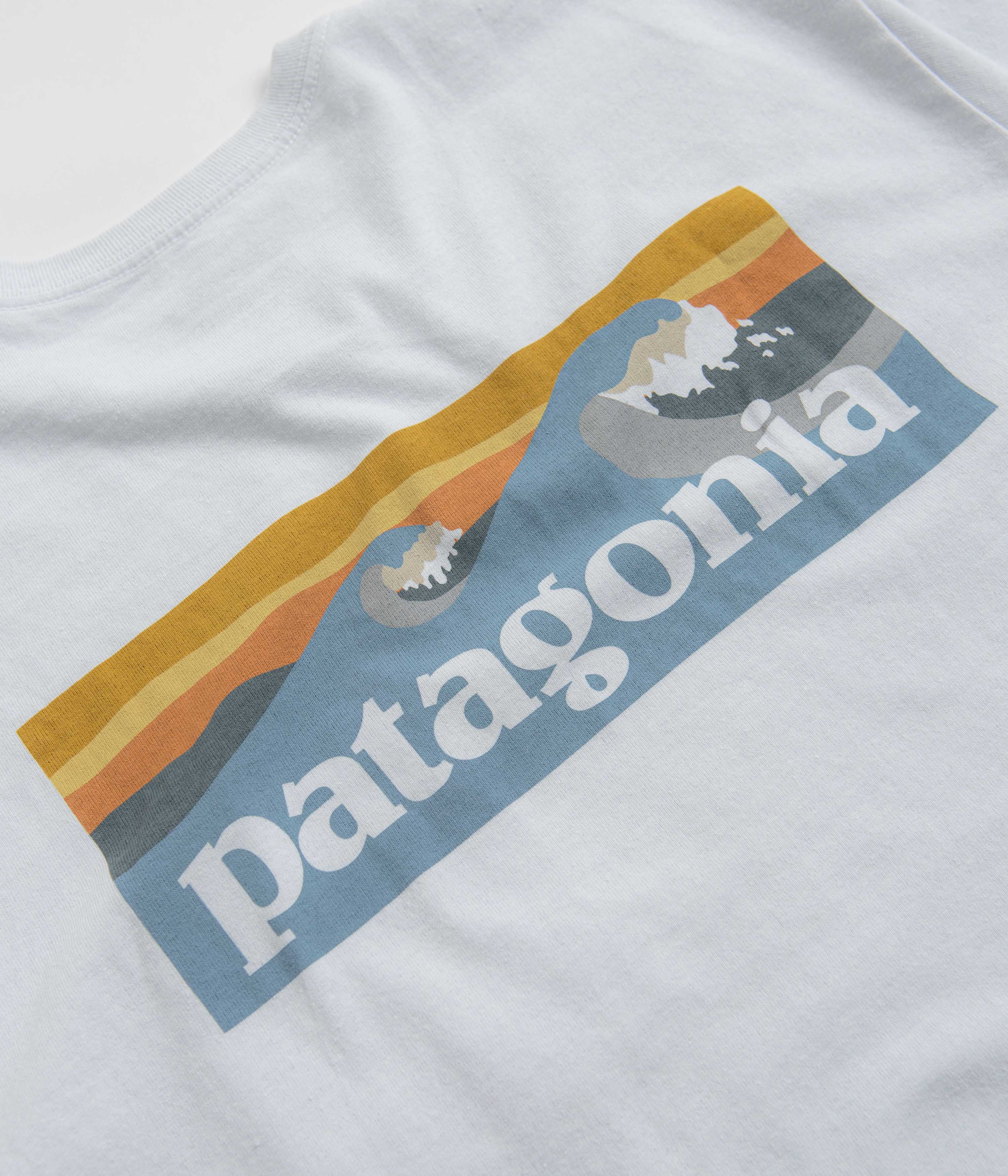 Patagonia Boardshort Logo Pocket Responsibili-Tee T-Shirt - White - Image 5