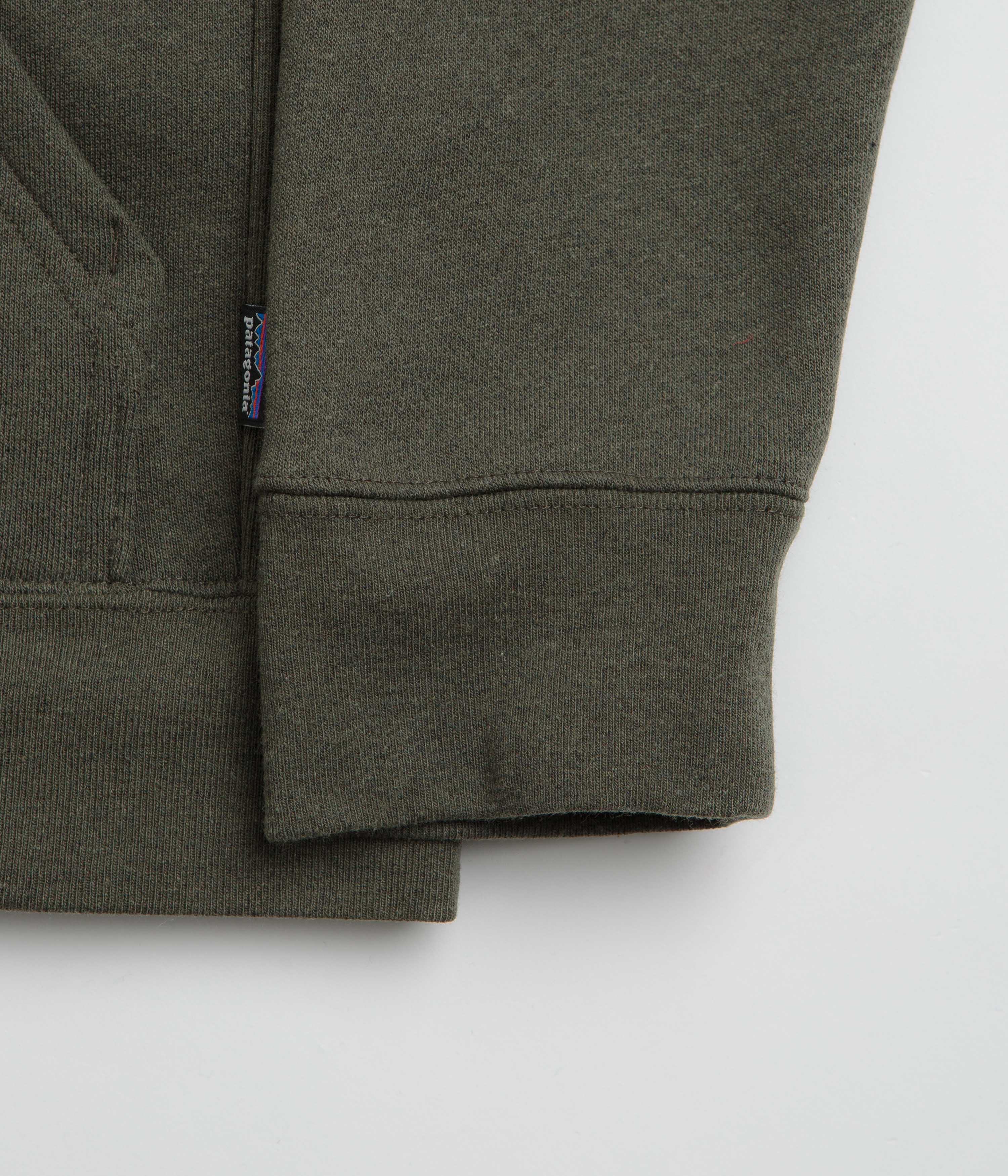 Patagonia Boardshort Logo Uprisal Hoodie - Basin Green - Image 6