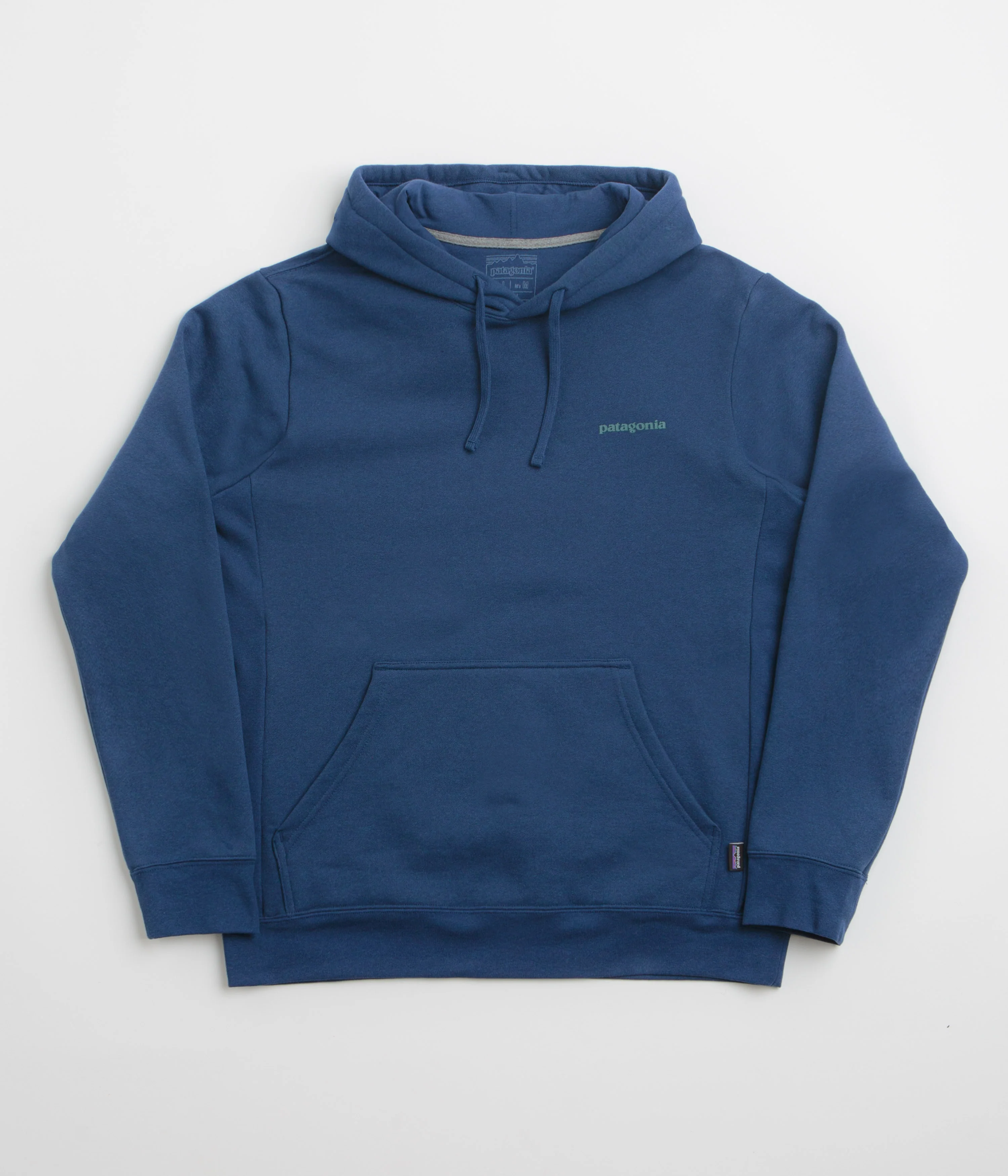 Patagonia Boardshort Logo Uprisal Hoodie - Clement Blue - Image 2