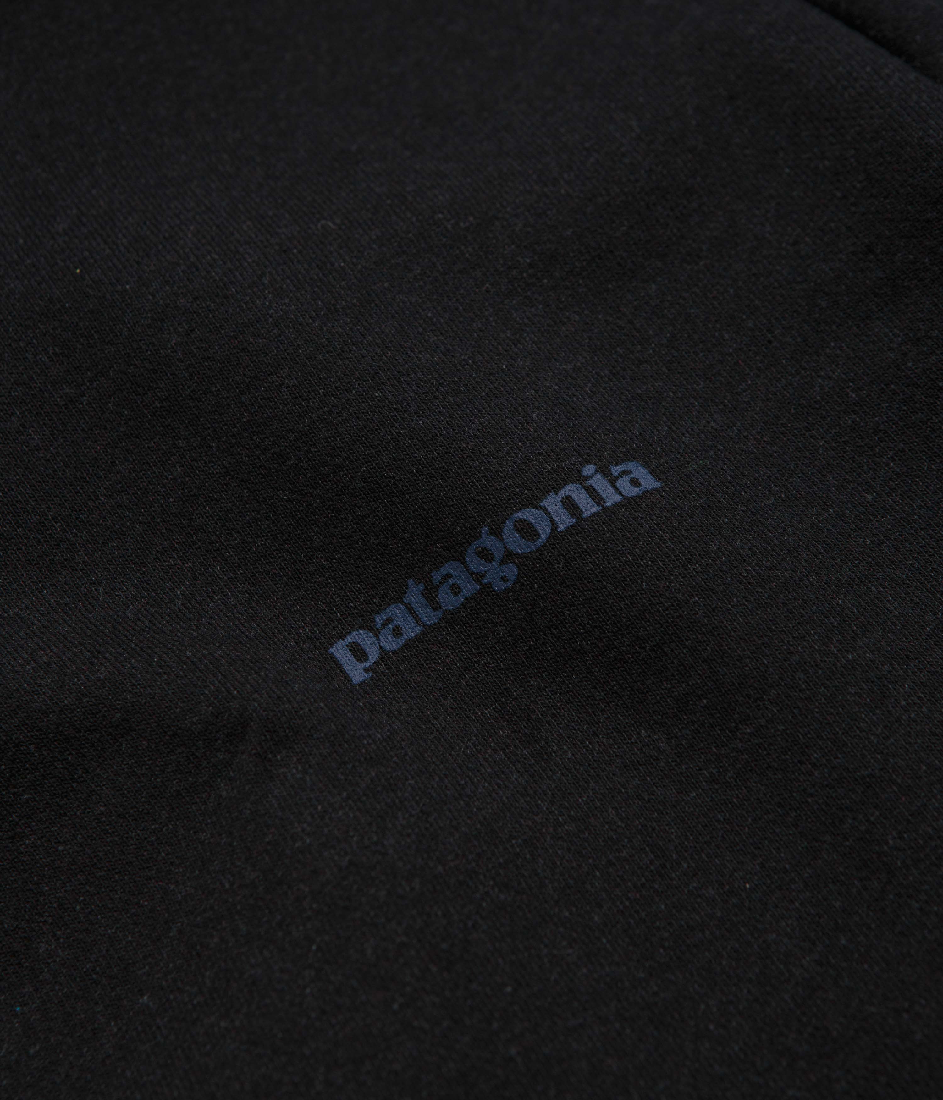 Patagonia Boardshort Logo Uprisal Hoodie - Ink Black - Image 4