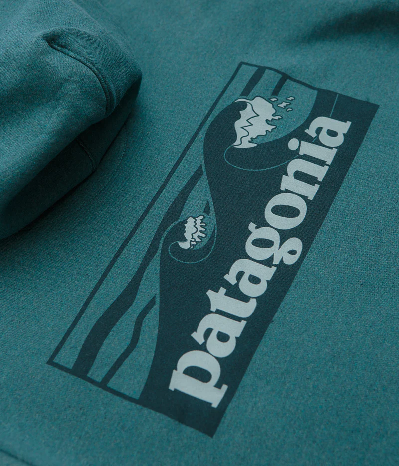 Patagonia Boardshort Logo Uprisal Hoodie - Wetland Blue - Image 3