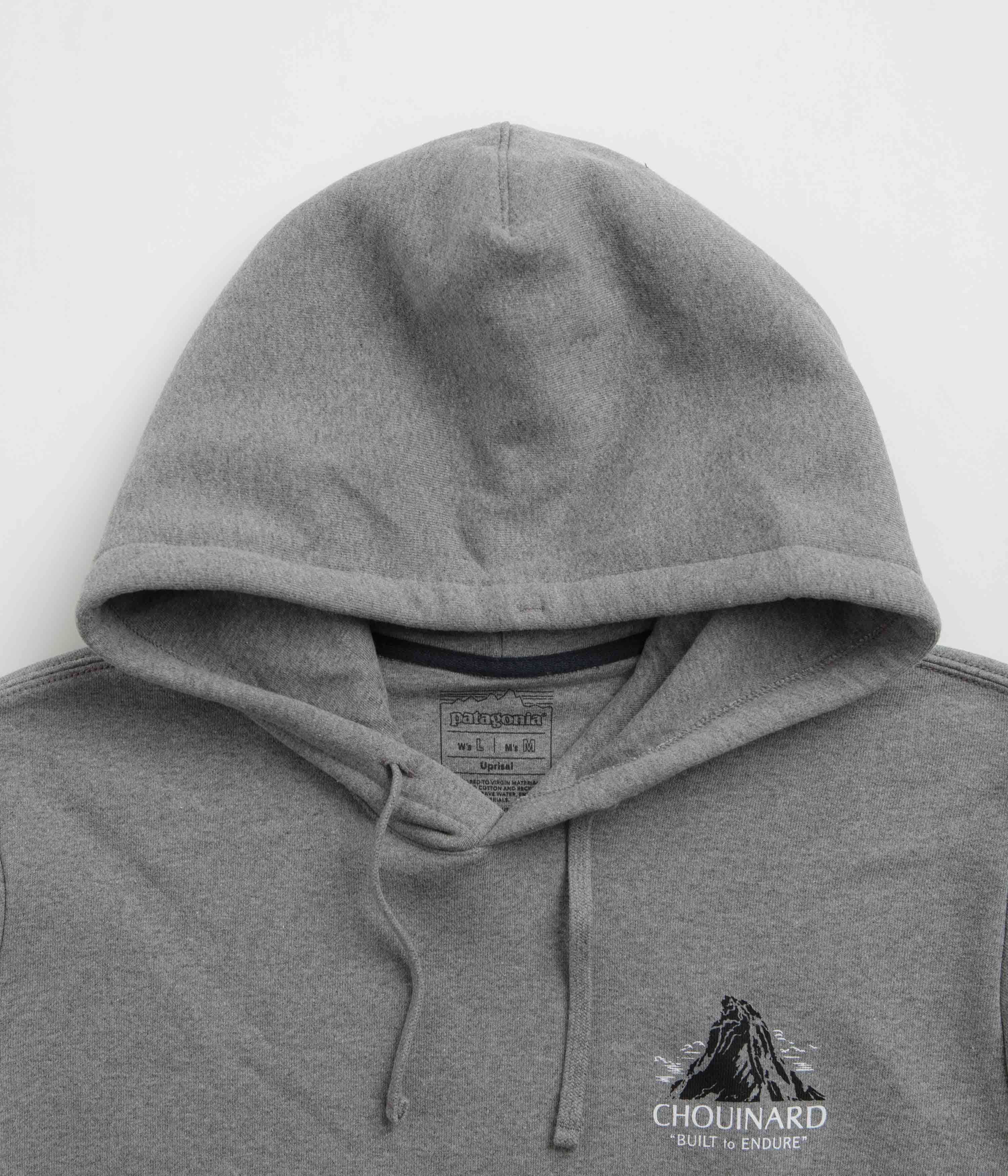 Patagonia Chouinard Crest Uprisal Hoodie - Gravel Heather - Image 6