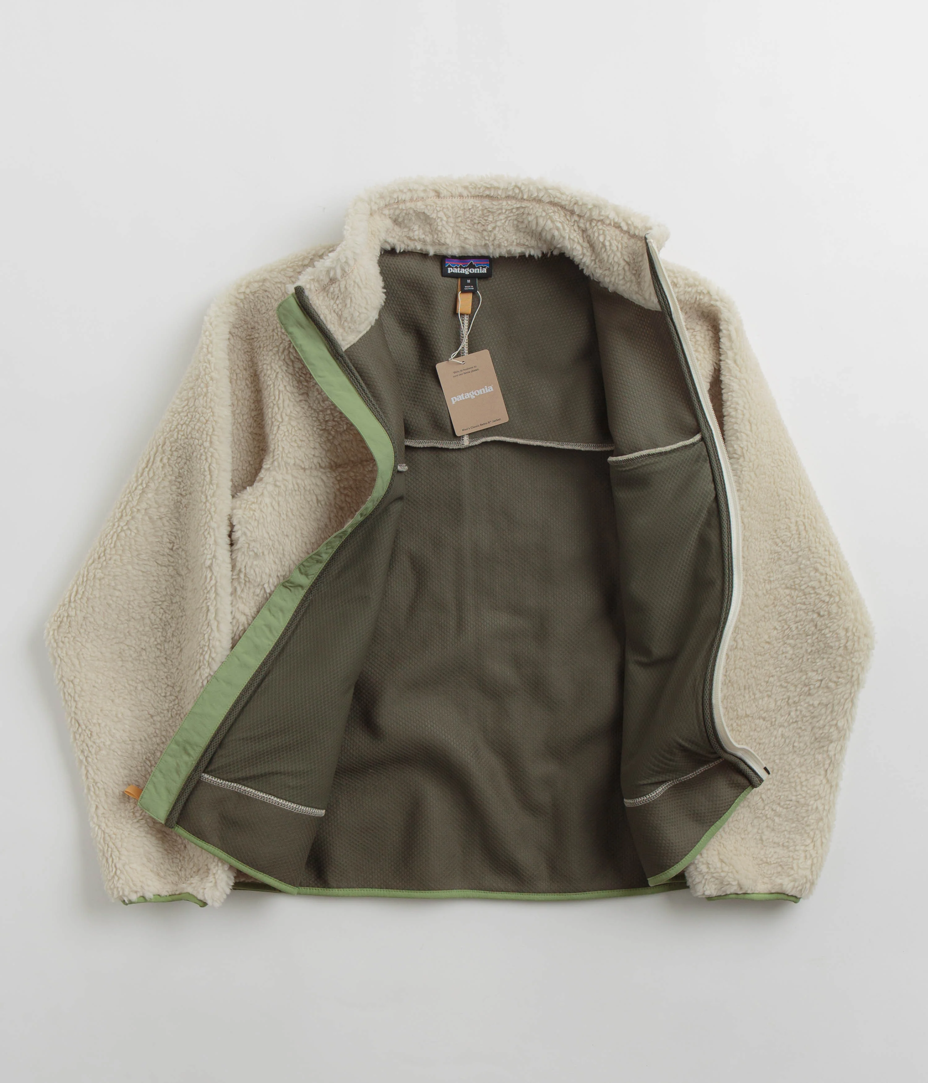 Patagonia Classic Retro-X Jacket - Dark Natural / Buckhorn Green - Image 2