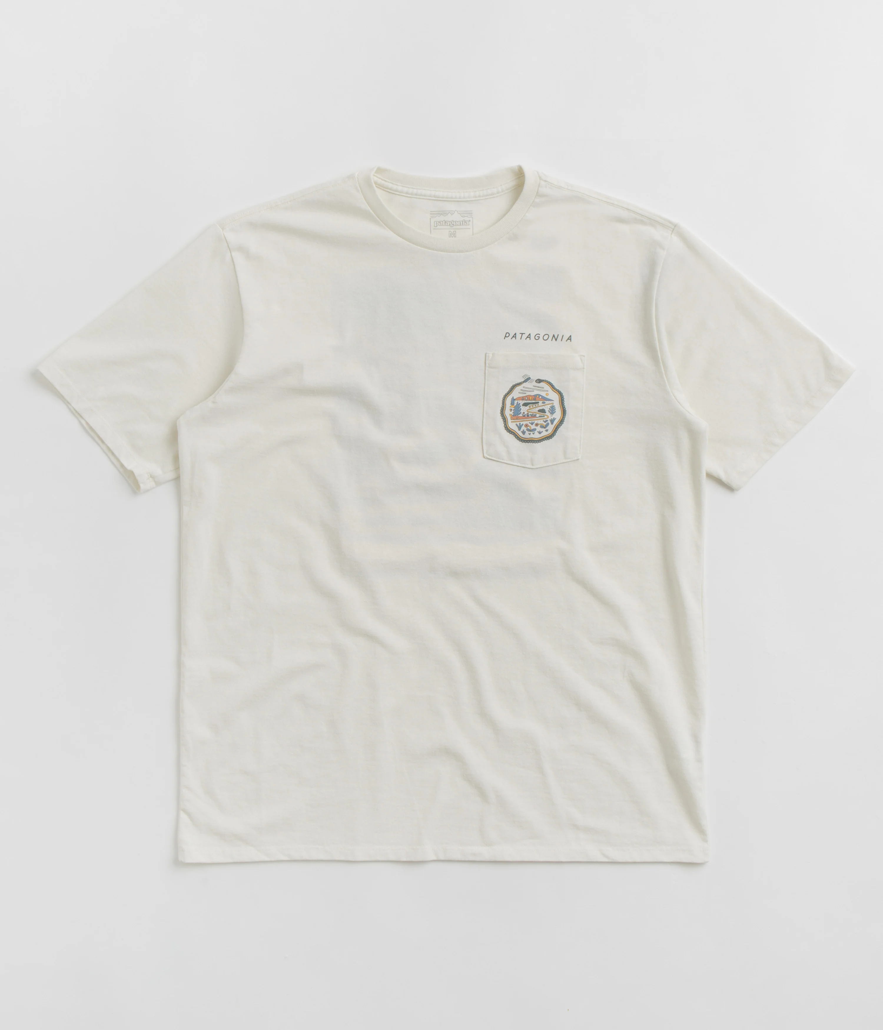 Patagonia Commontrail Pocket Responsibili-Tee T-Shirt - Birch White - Image 2