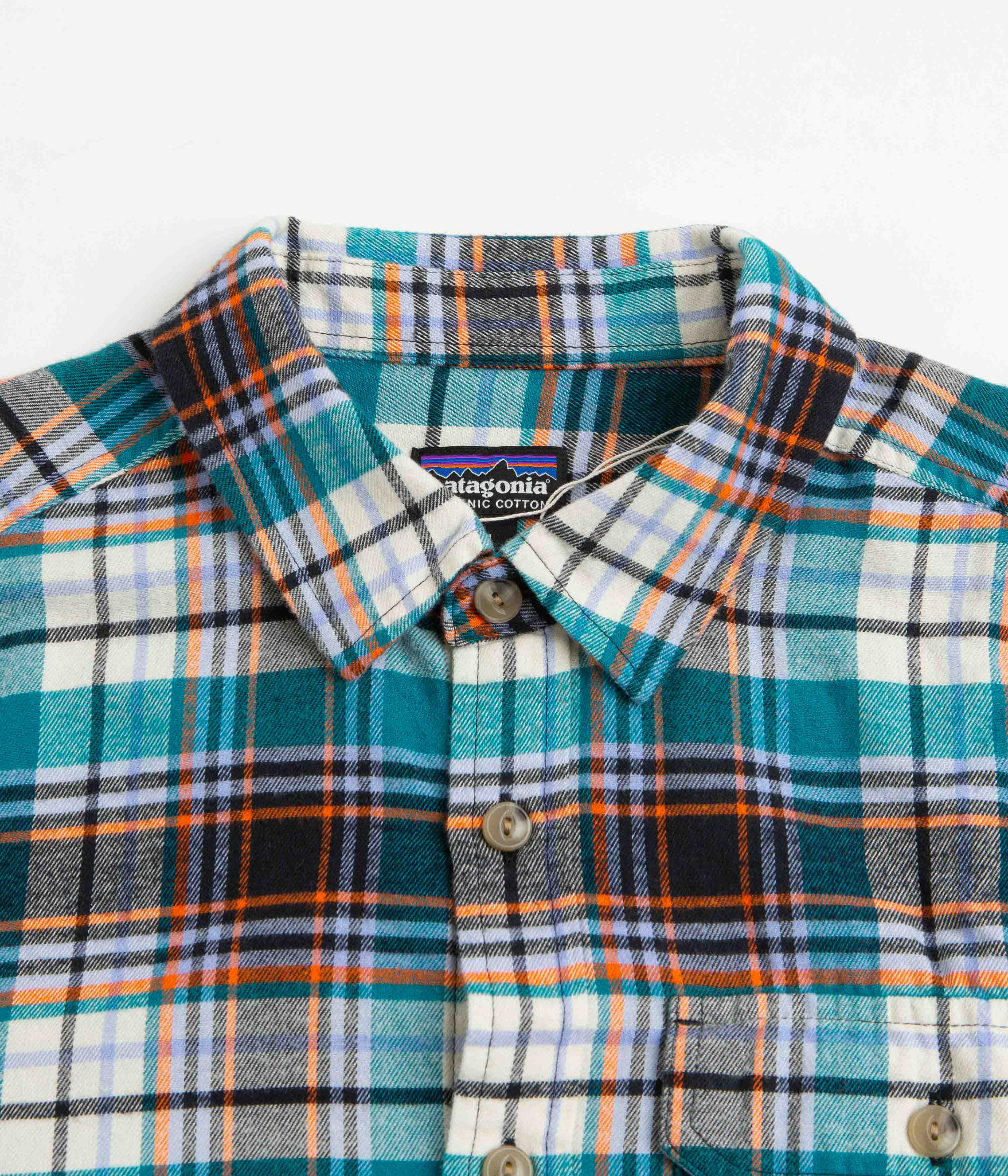 Patagonia Cotton in Conversion Fjord Flannel Shirt - Lavas: Belay Blue - Image 4