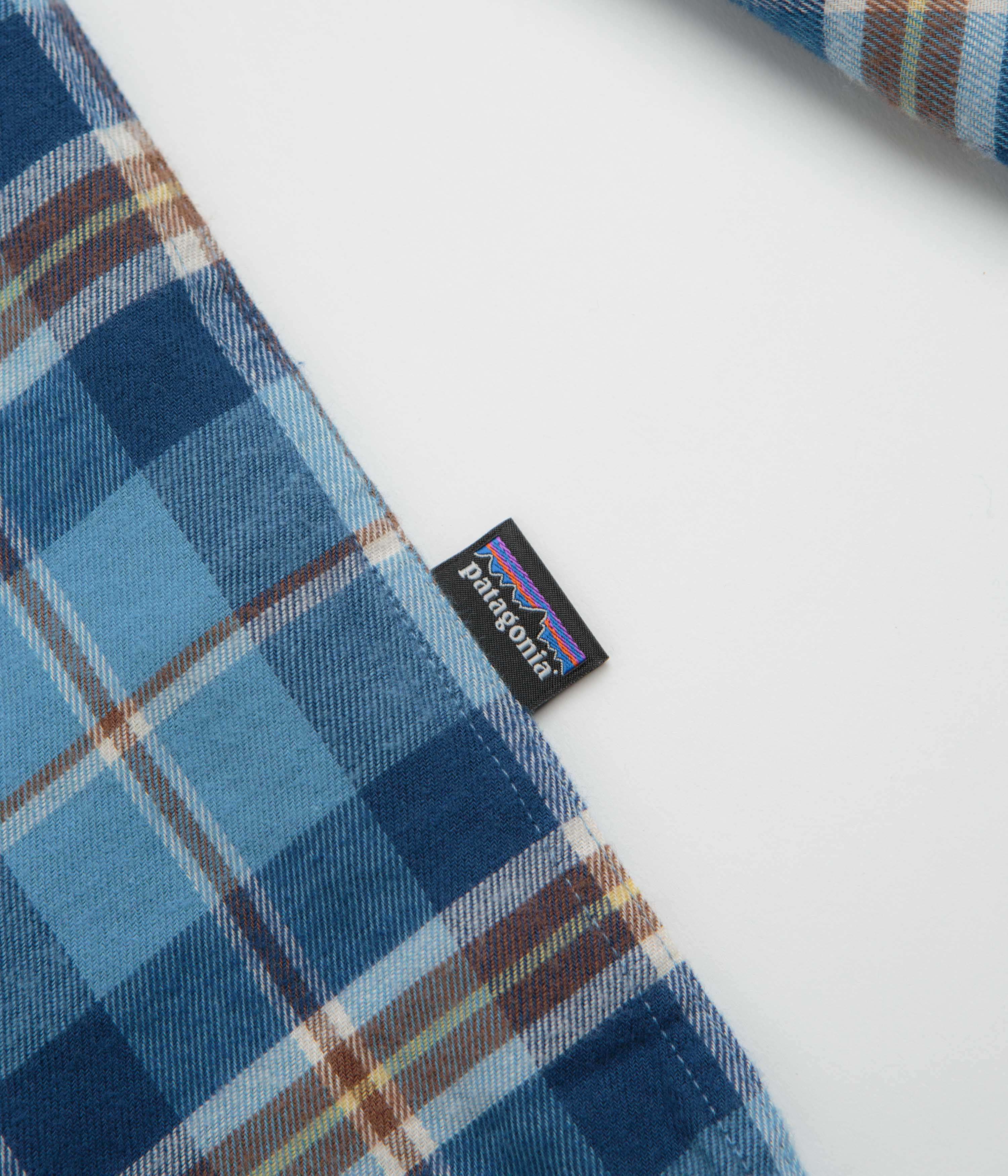 Patagonia Cotton In Conversion Fjord Flannel Shirt - Prime: Shore Blue - Image 4