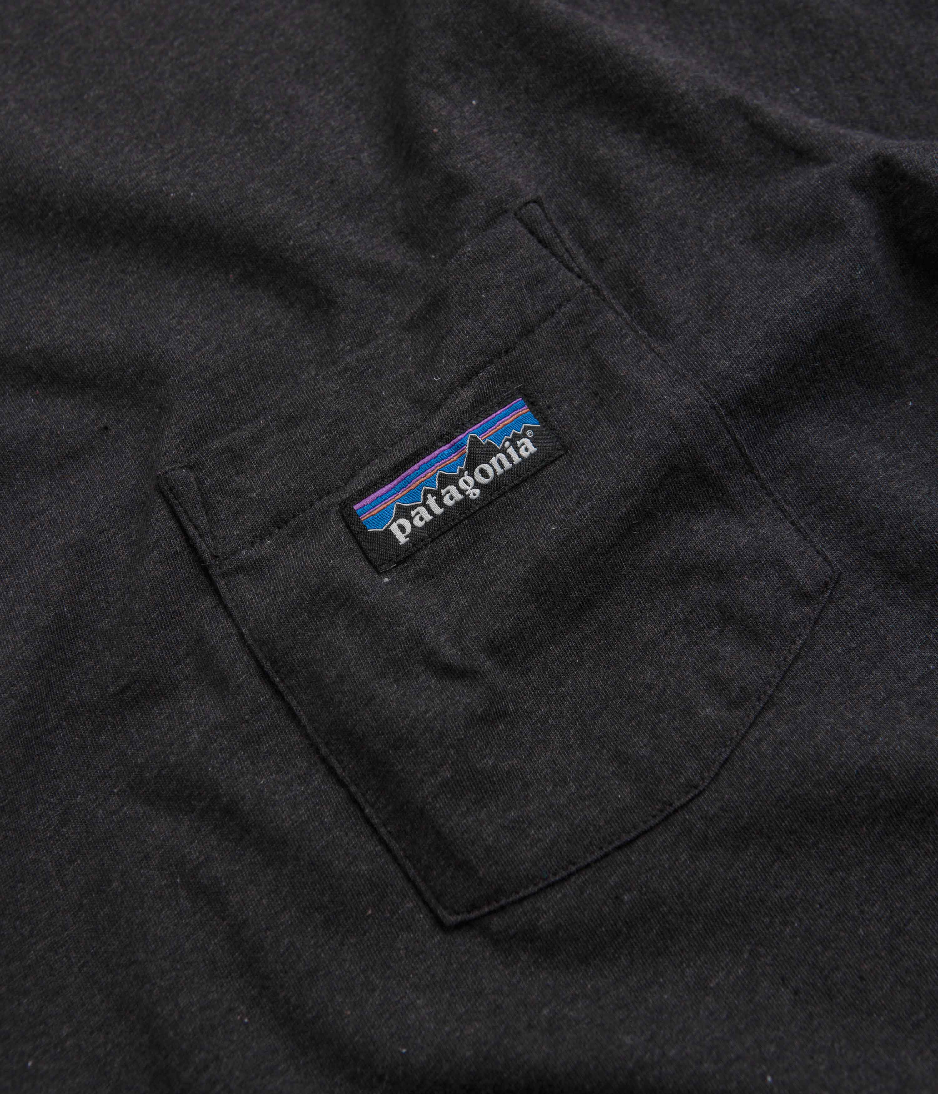 Patagonia Daily Pocket T-Shirt - Ink Black - Image 2