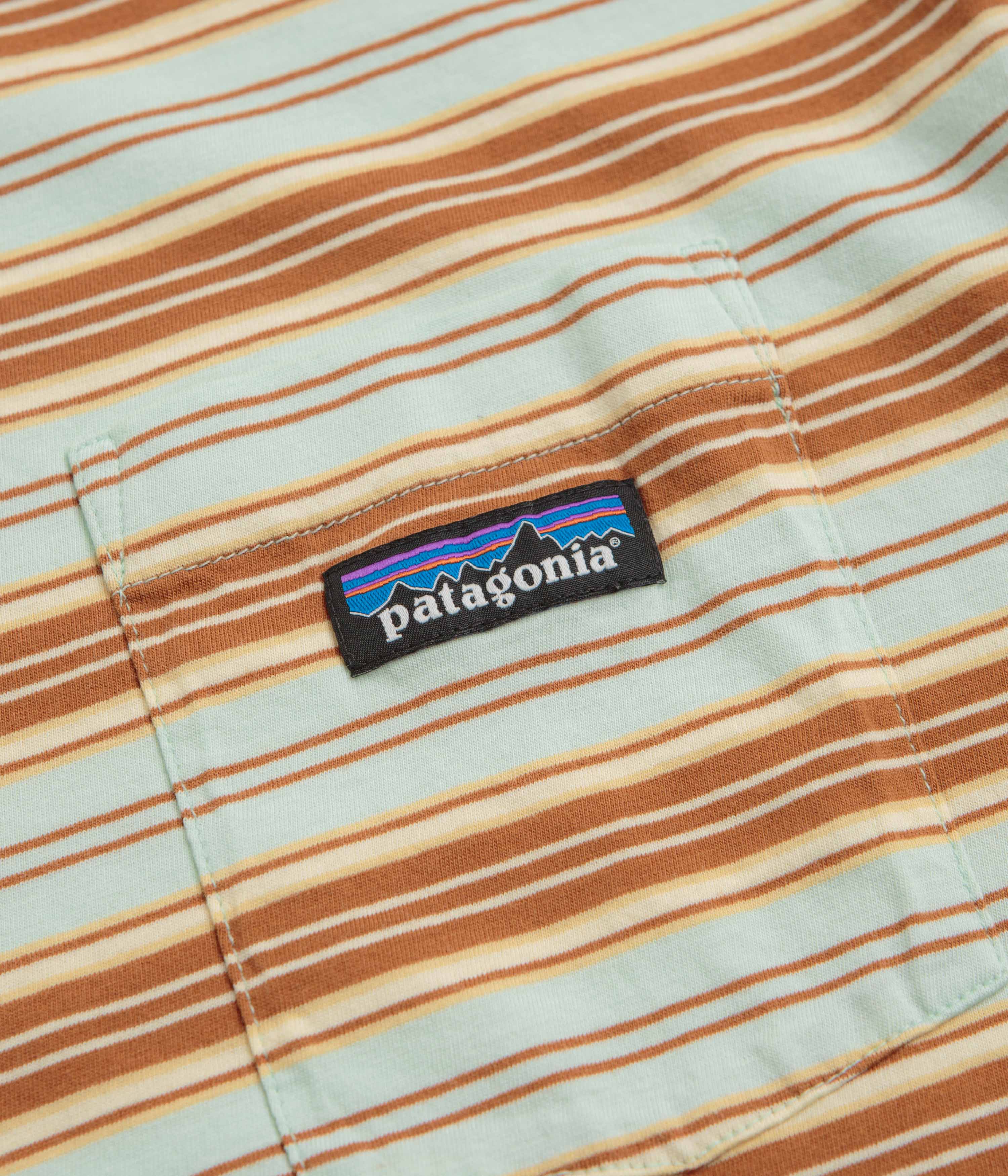 Patagonia Daily Pocket T-Shirt - Summer Camp: Rinsed Green - Image 3