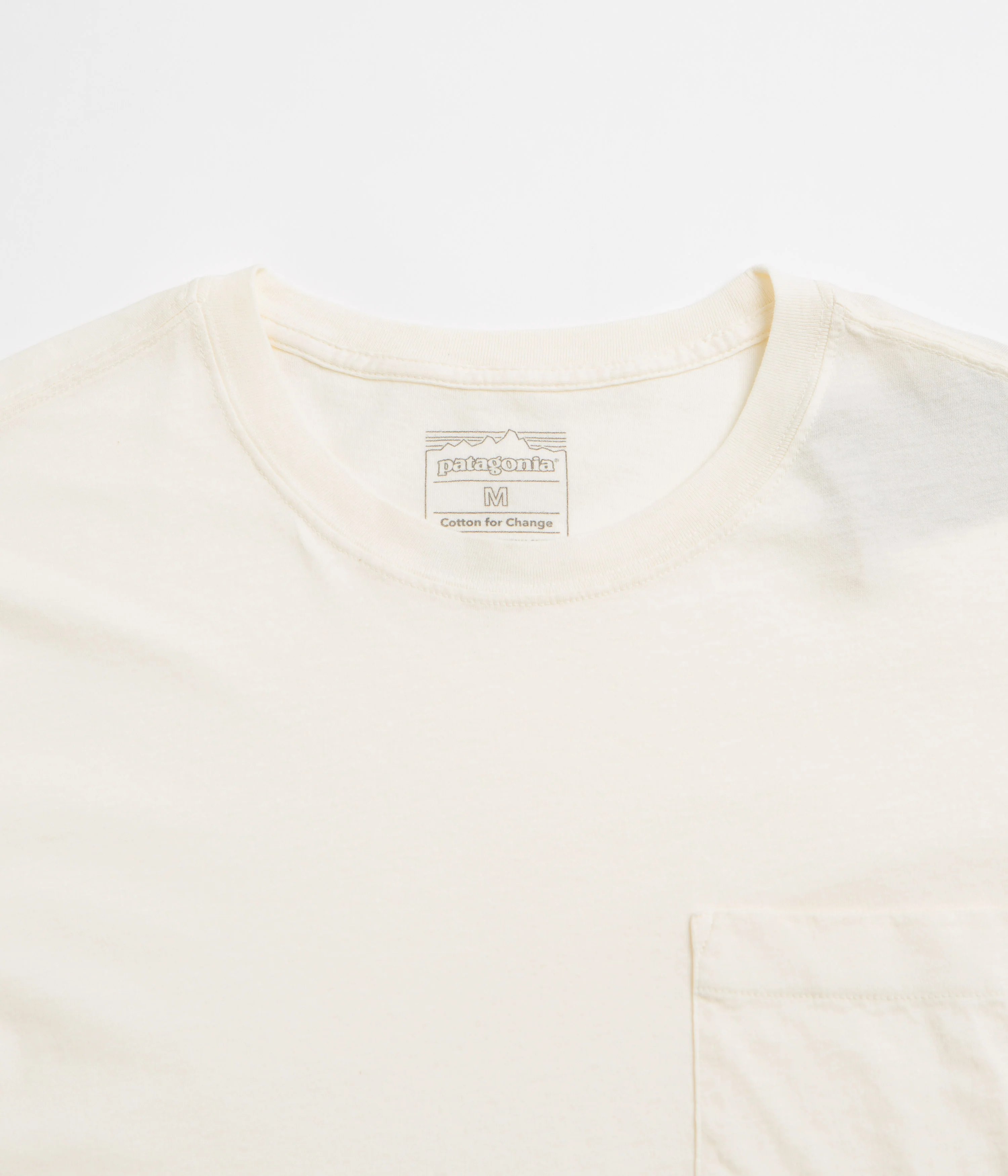 Patagonia Daily Pocket T-Shirt - Undyed Natural - Image 2